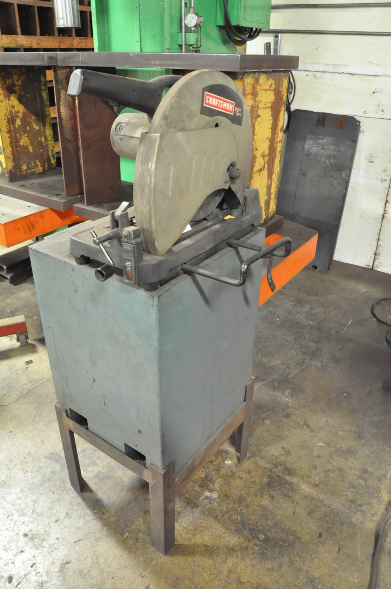 Craftsman 14" Abrasive Cutoff Saw, with Stand, (Bldg 2) - Image 3 of 4