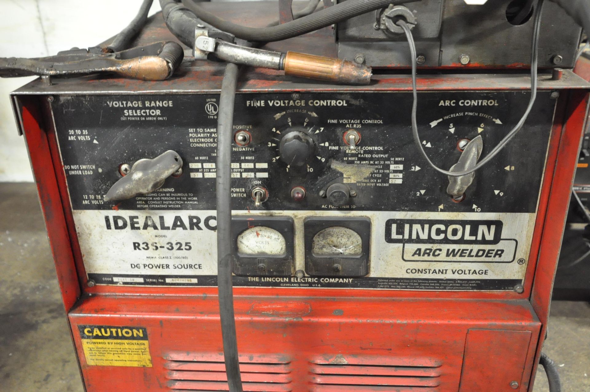 Lincoln R3S-325, 350-Amps Capacity DC Mig Welding Power Source, - Image 2 of 5