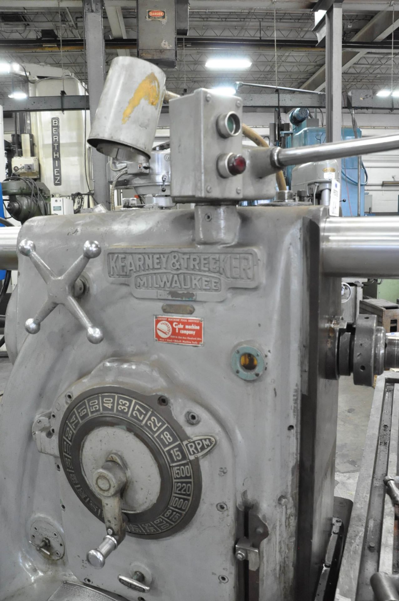 Kearney & Trecker 3CH Horizontal Milling Machine, - Image 3 of 7
