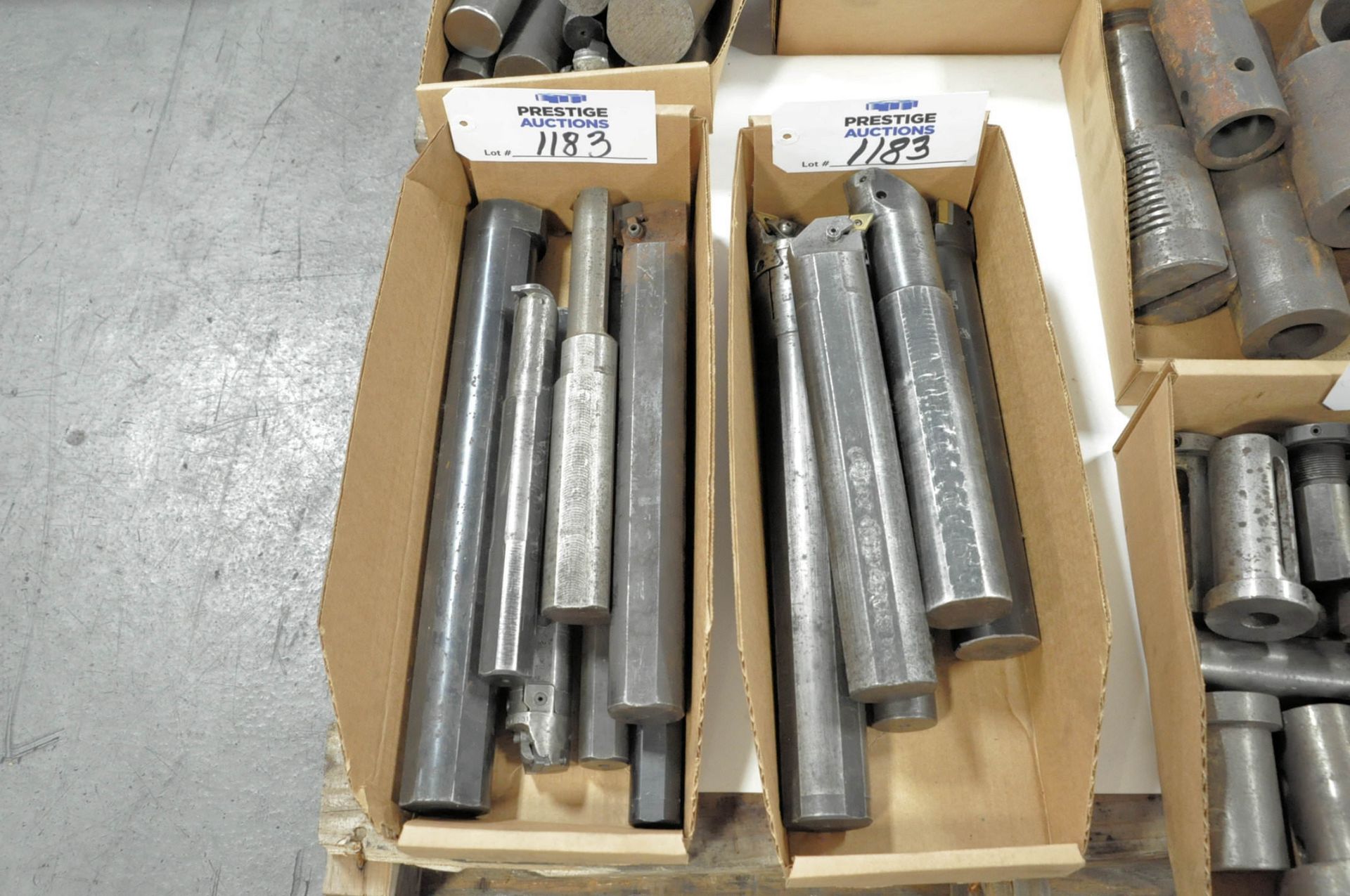 Lot-Insert Type Boring Bars in (2) Boxes, (Bldg 1)