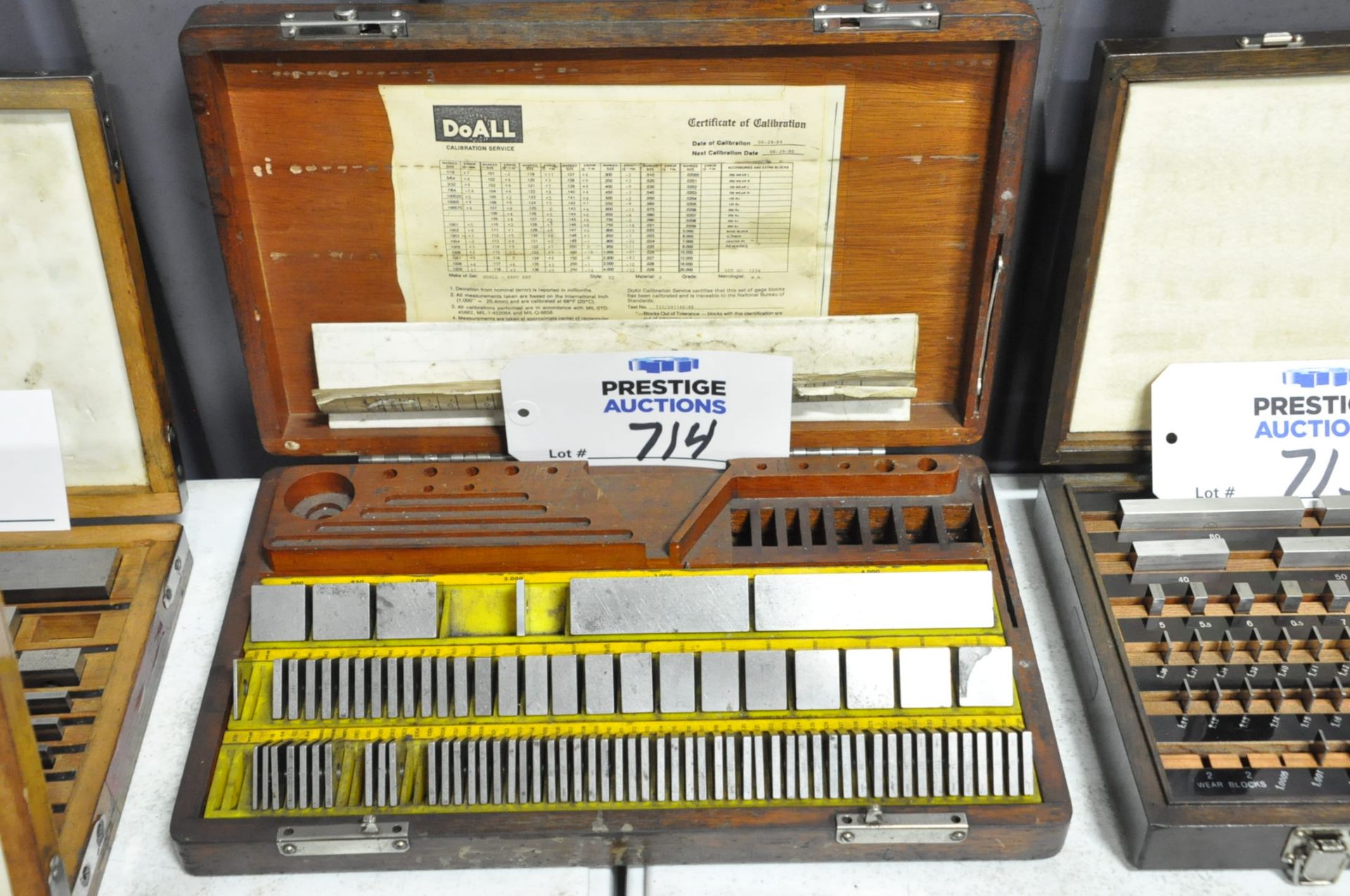 DoAll Gauge Block Set, (Bldg 1)