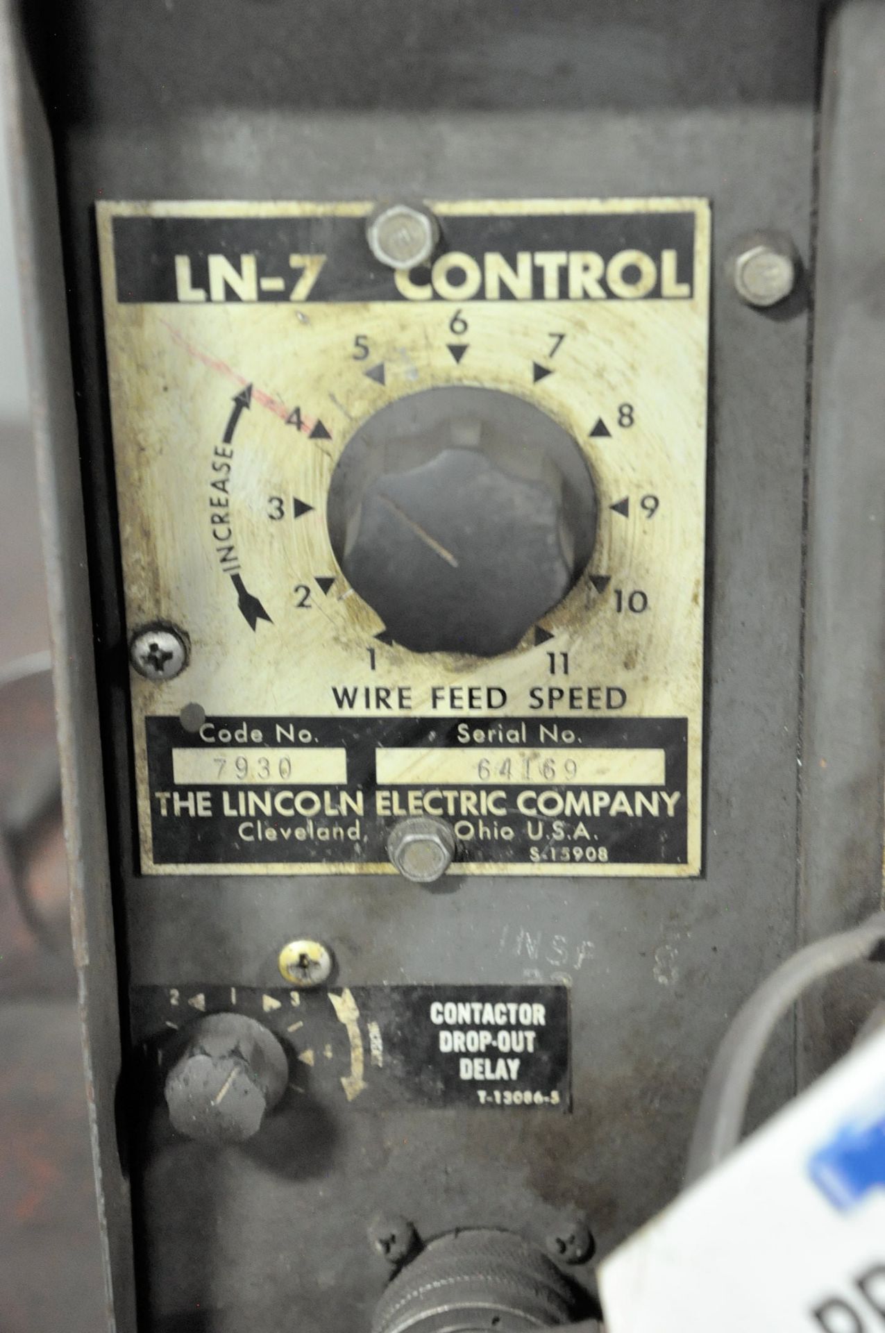 Lincoln R3S-325, 350-Amps Capacity DC Mig Welding Power Source, - Image 4 of 5