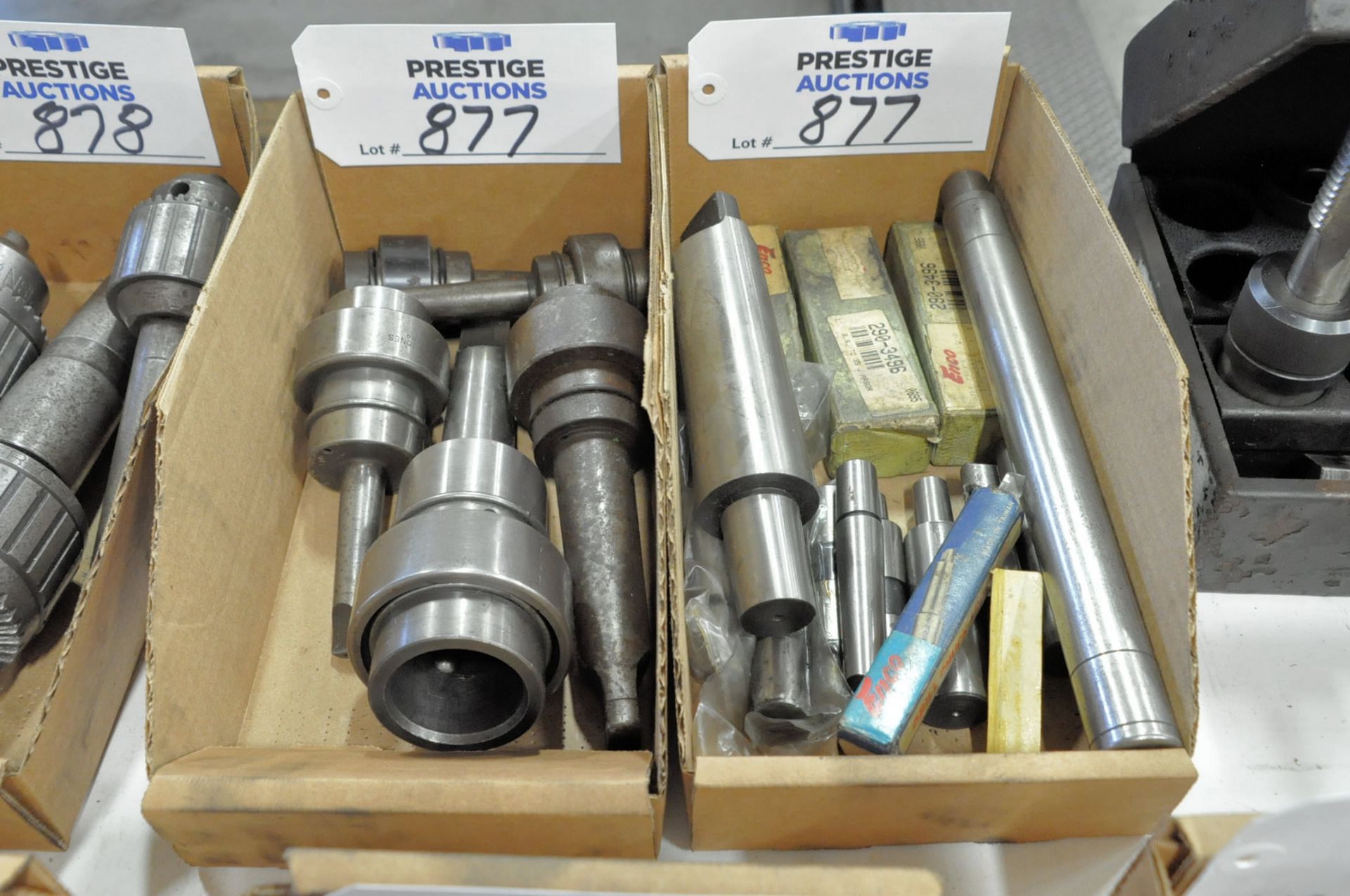 Lot-Floating Reamer Blades, Drill Arbors, and Quick Change Holders in (3) Boxes, (Bldg 1)
