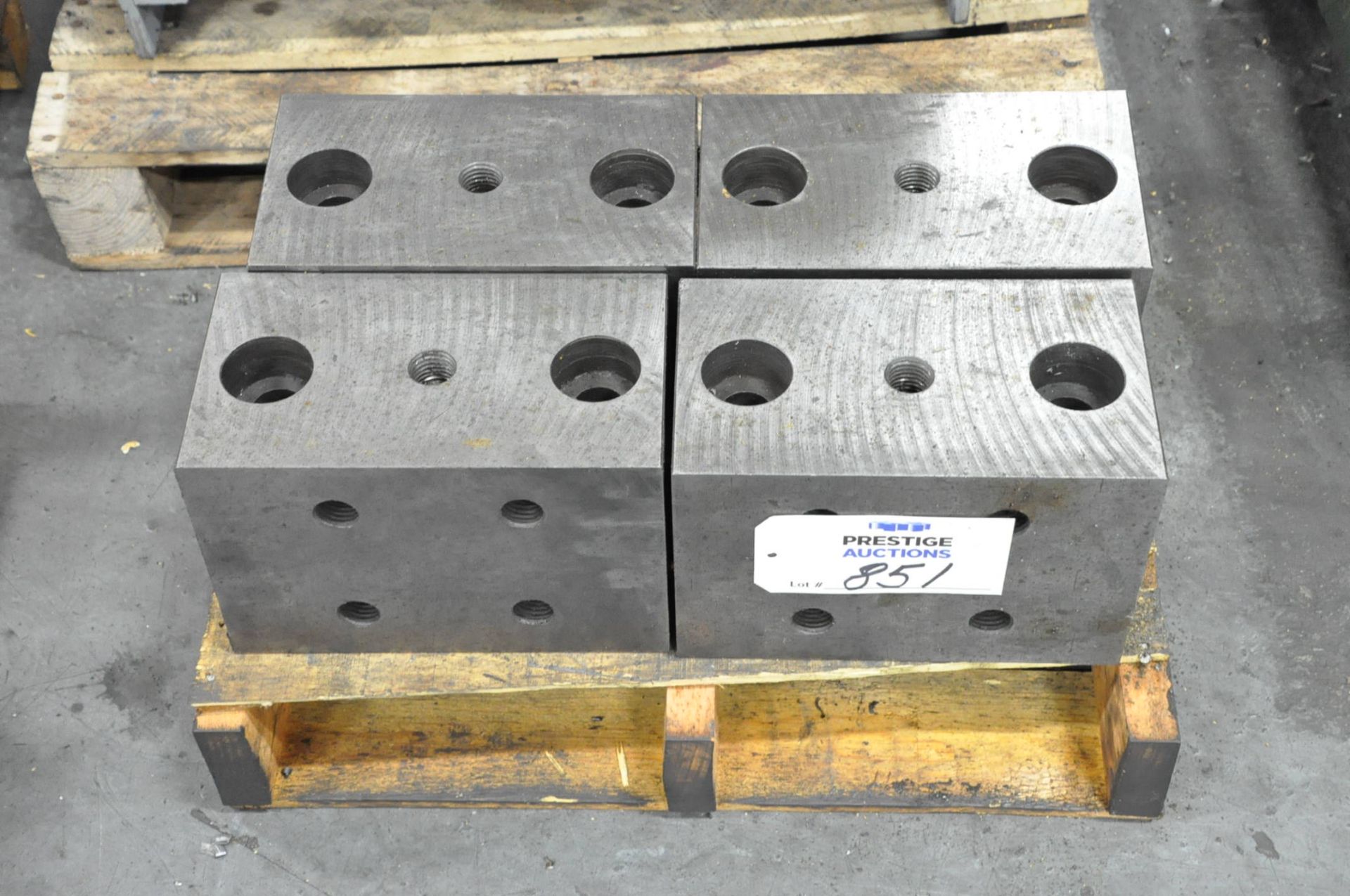 Lot-(4) 5 3/4" x 9 3/4" x 6 1/2" Setup Blocks on (1) Pallet, (Bldg 1)