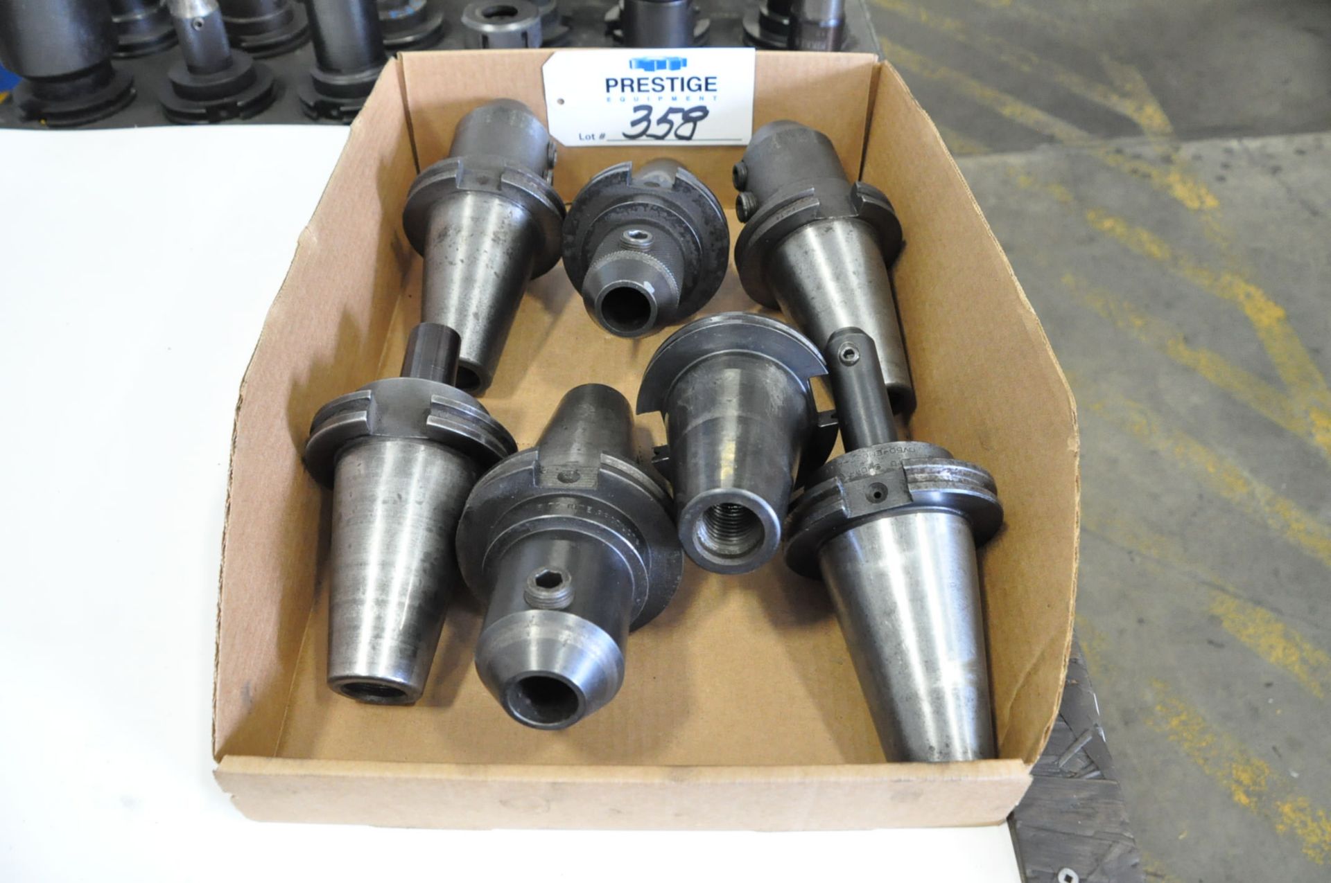 Lot-(7) CAT 50-Taper Tool Holders in (1) Box, (Bldg 1)