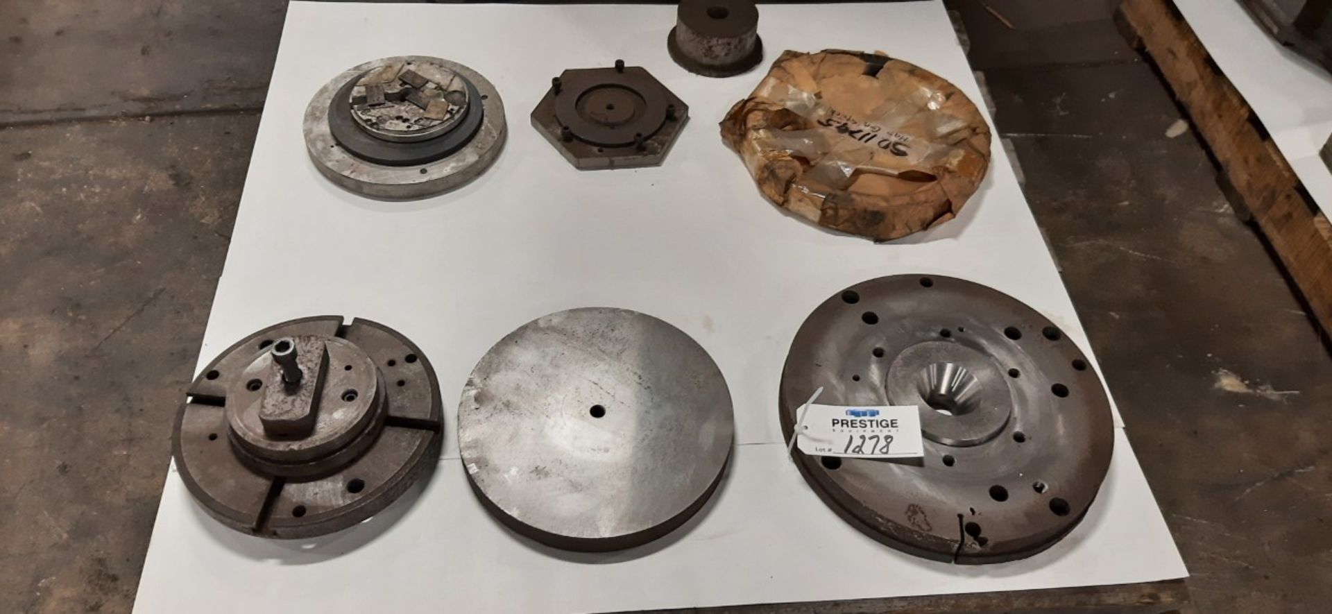 Lot-Various Grinder Face Plates, (Bldg 2)