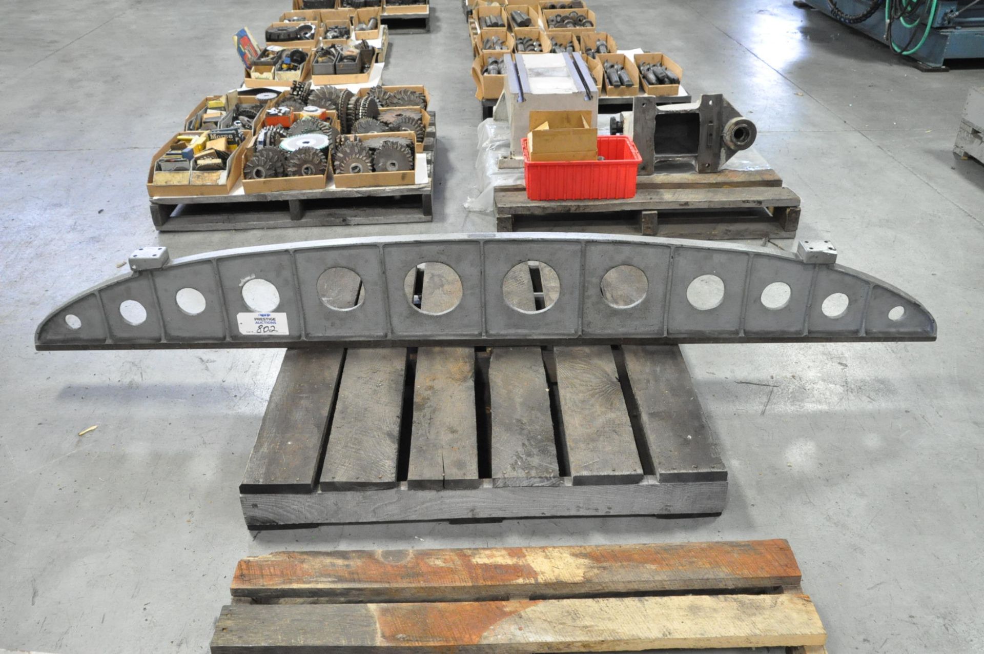 Challenge Machinery 96" Whale Back Surface Check on (1) Pallet, (Bldg 1)