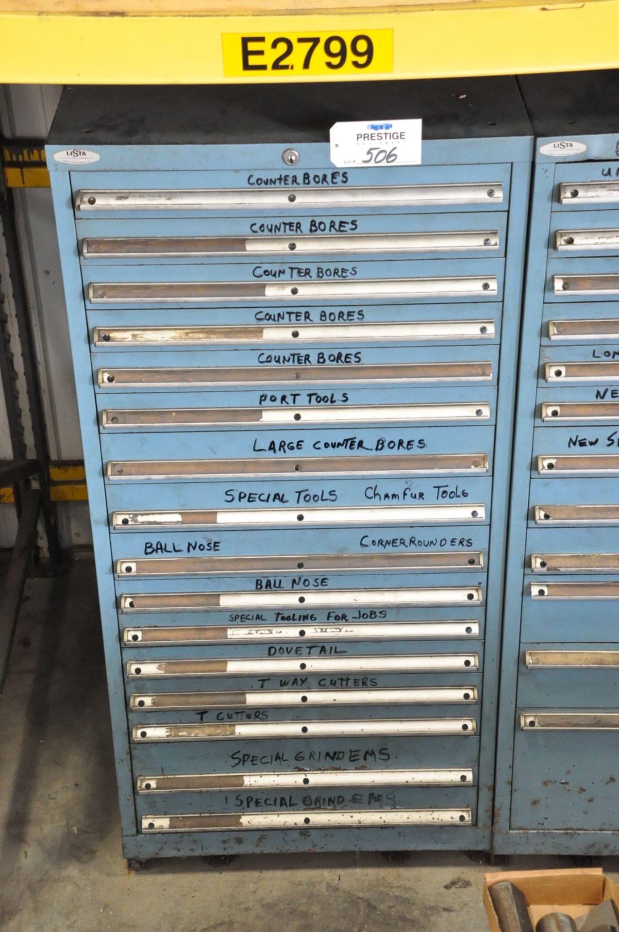 Lista 16-Drawer Tooling Cabinet, (Bldg 1)