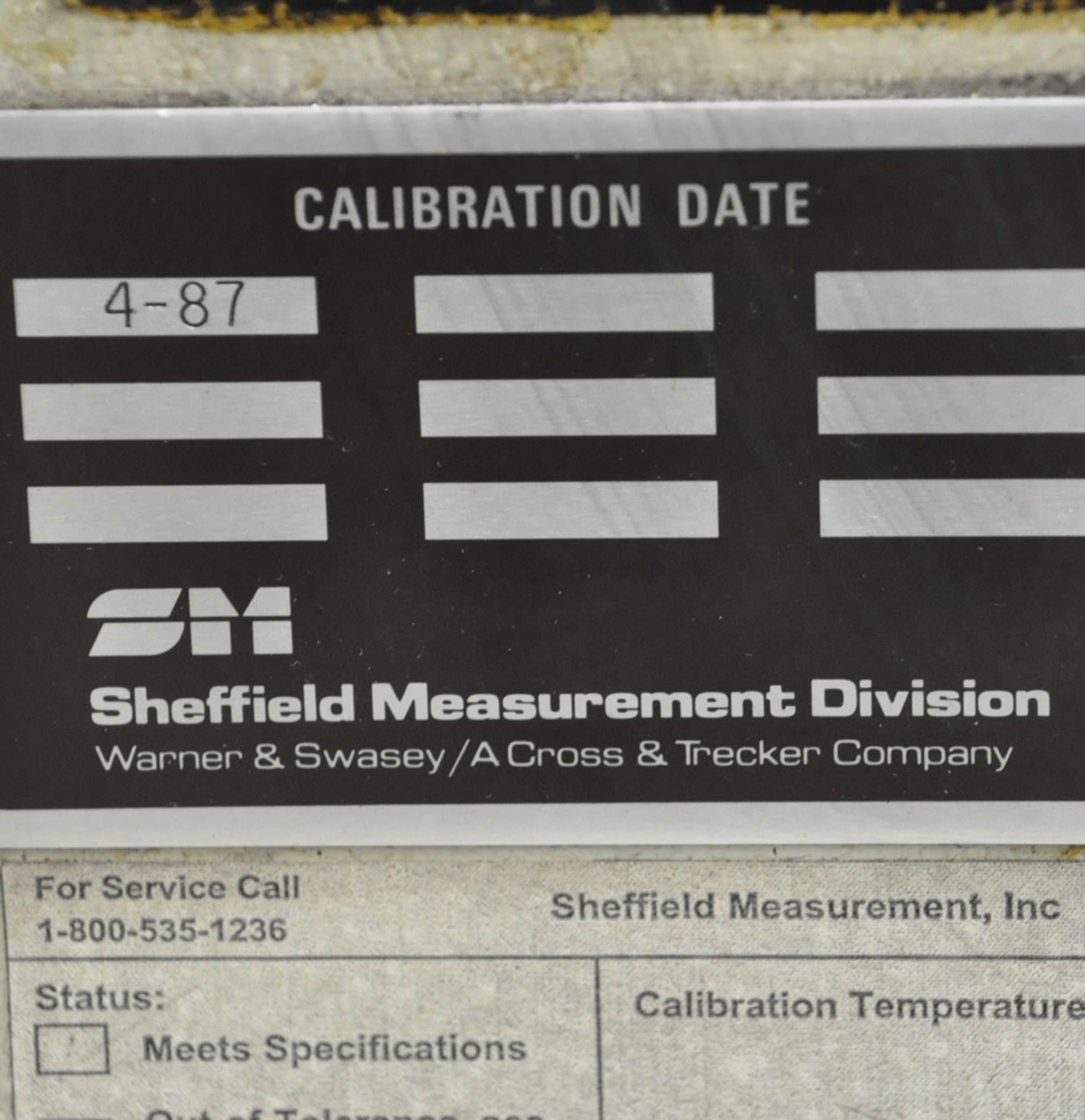 Sheffield Cordax RS150DCC Coordinate Measuring Machine, - Image 7 of 8