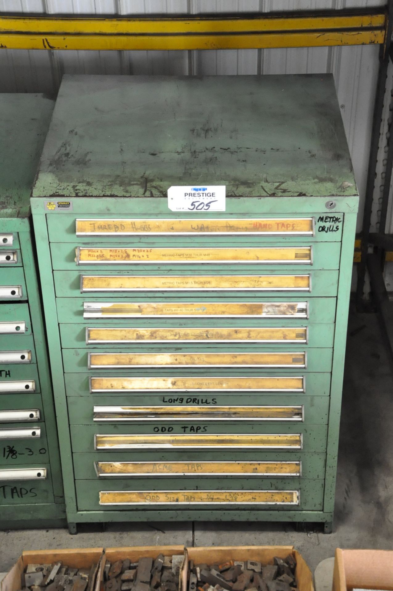 Stanley Vidmar 11-Drawer Tooling Cabinet, (Bldg 1)