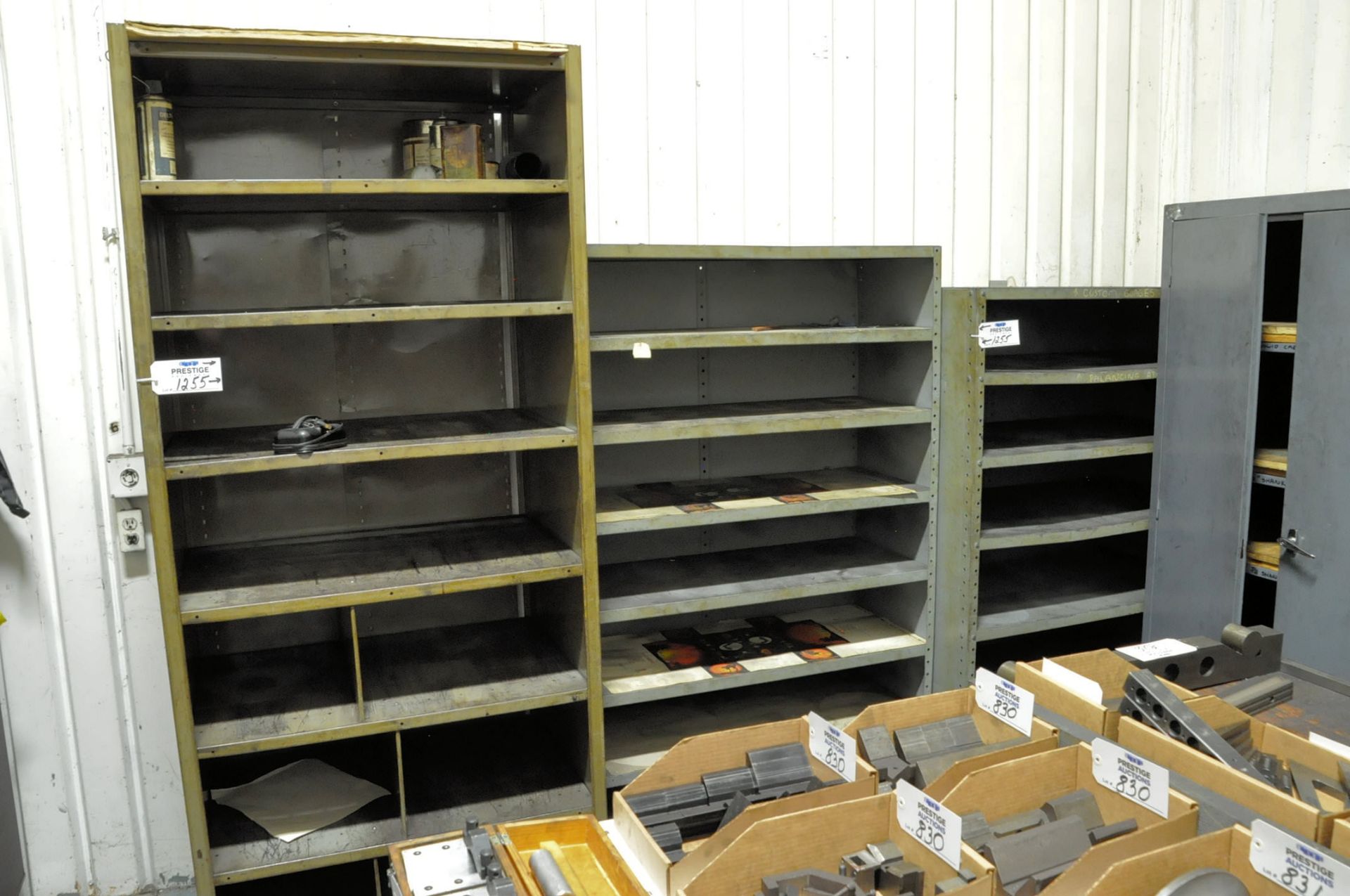 Lot-(2) 2-Door Supply Cabinets and (4) Sections Various Shelving, (Contents Not Included), (Not to B - Image 2 of 3