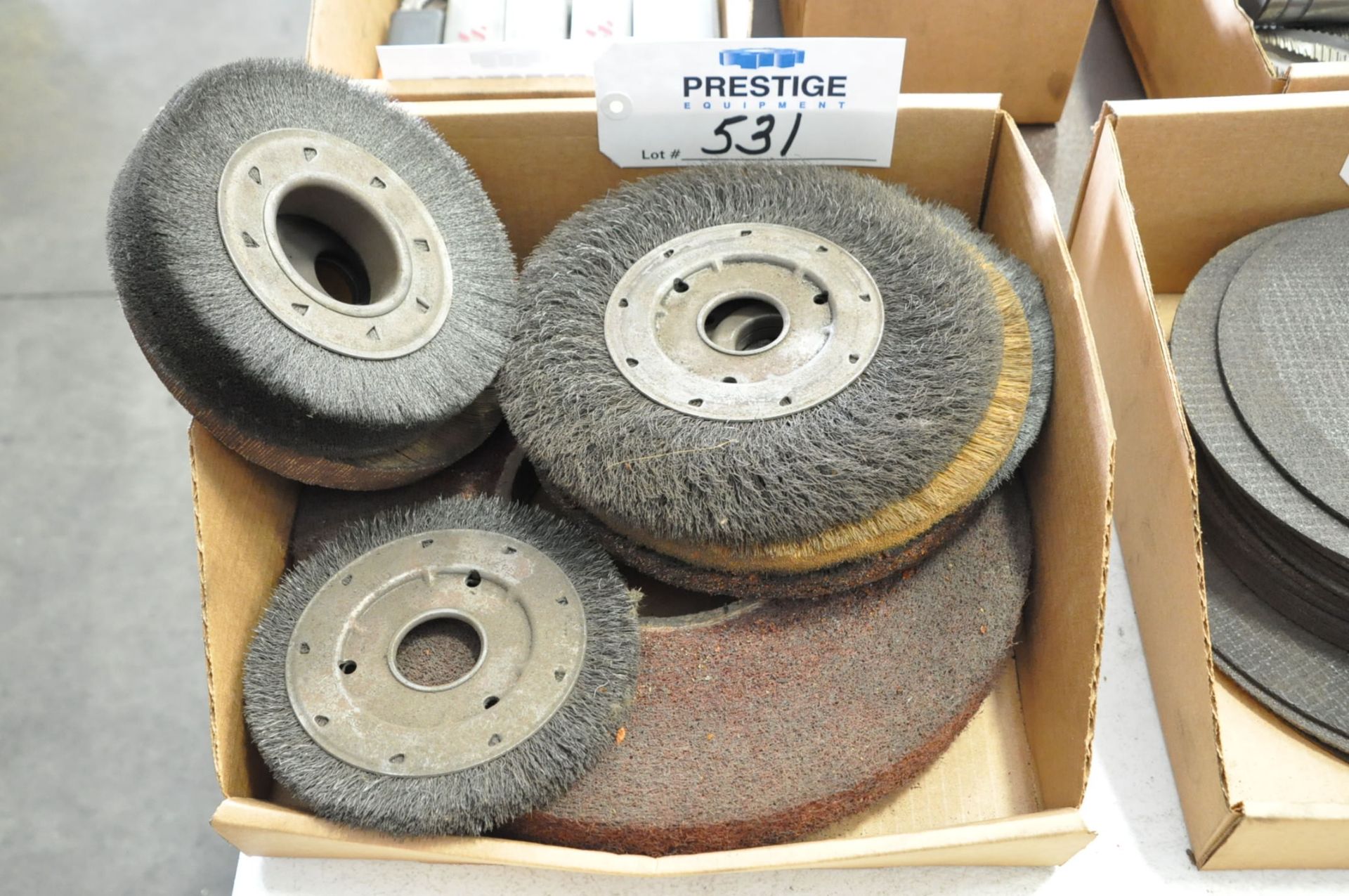 Lot-Finish Wheels and Wire Wheels in (2) Boxes, (Bldg 1)