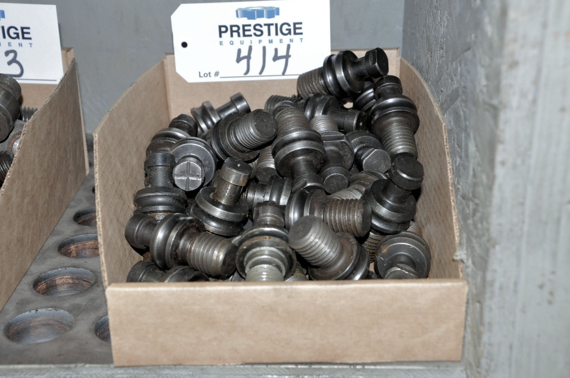 Lot-Retention Knob Pull Studs in (1) Box, (Bldg 1)