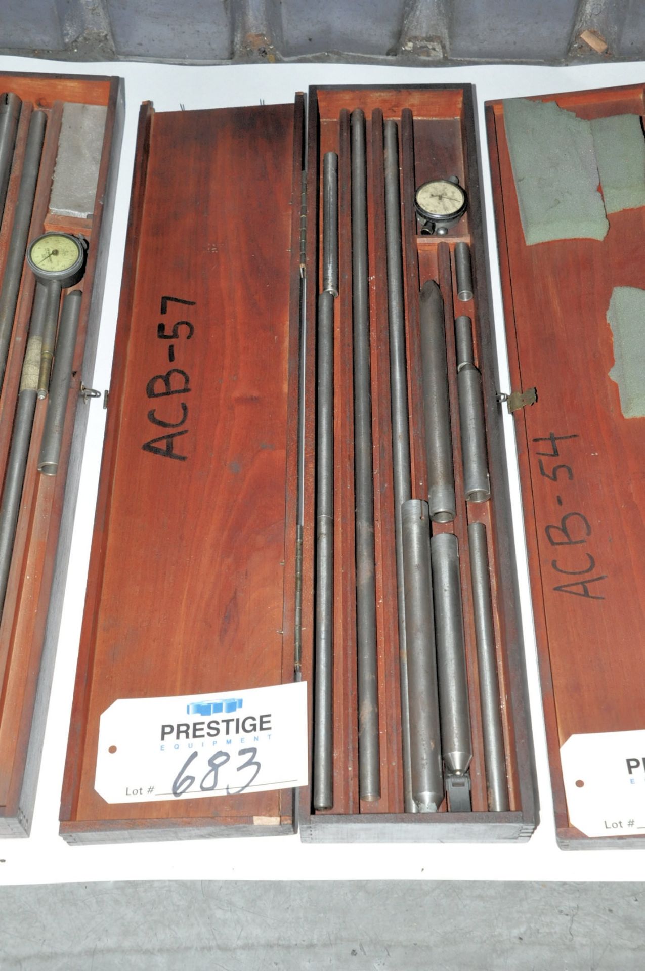 Standard Bore Gauge Set Under (1) Table, (Bldg 1)