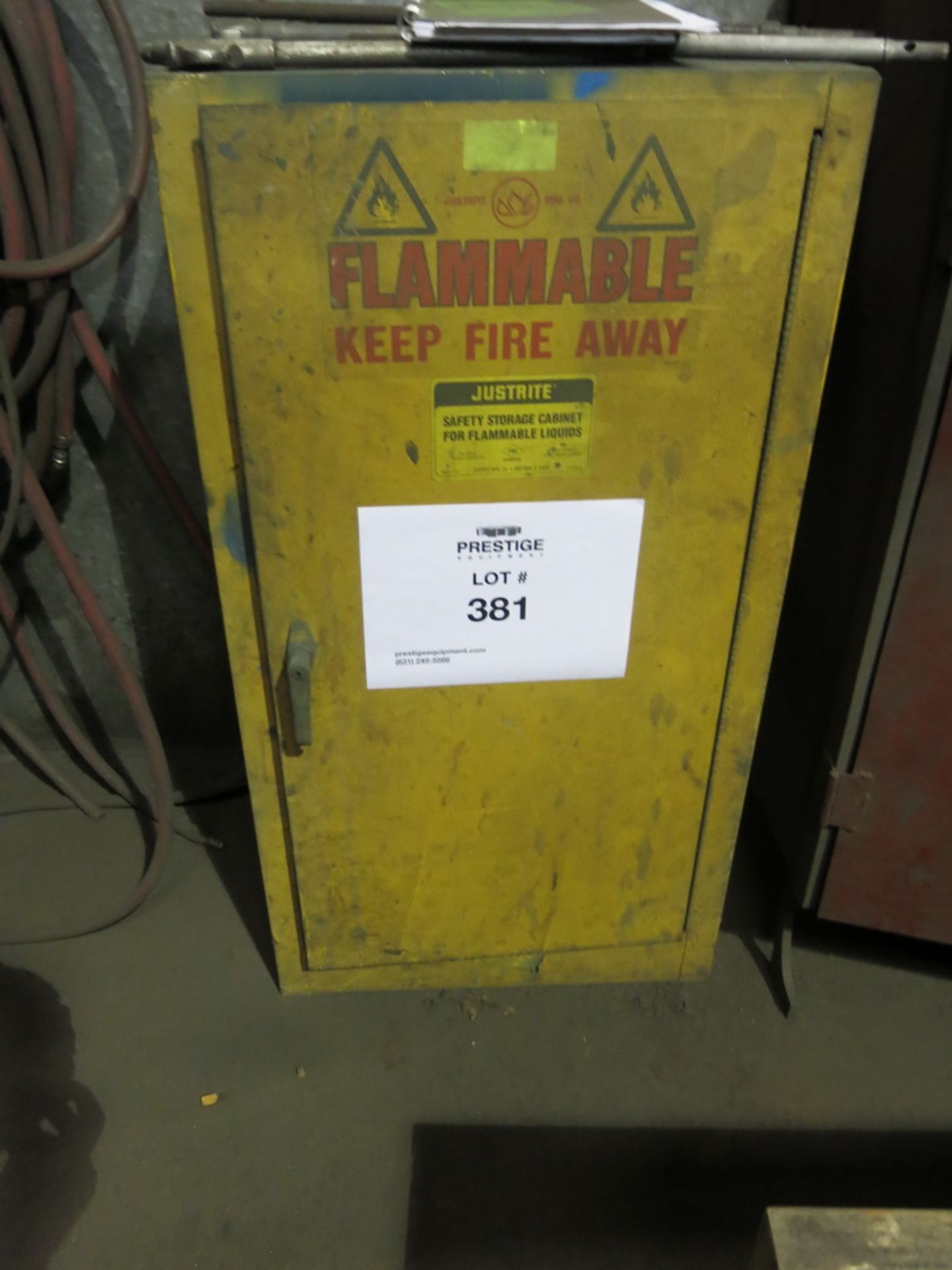 Justrite Single Door Flammable Liquid Storage Cabinet