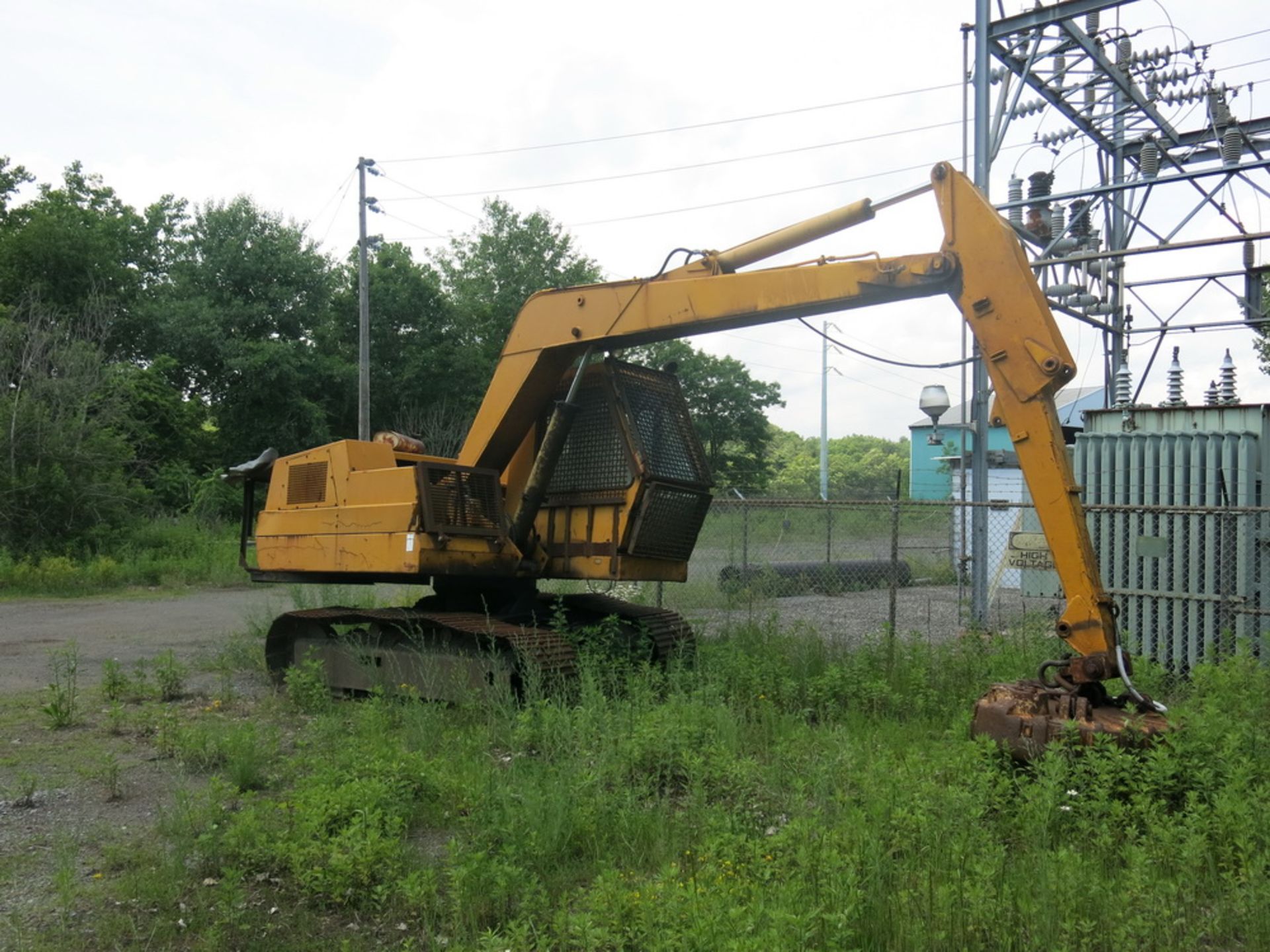 Case Excavator, S/N 07-8-8, w/ Ohio Magnets Model 48LS, Electro Magnetic Lifting Attachment - Image 2 of 7