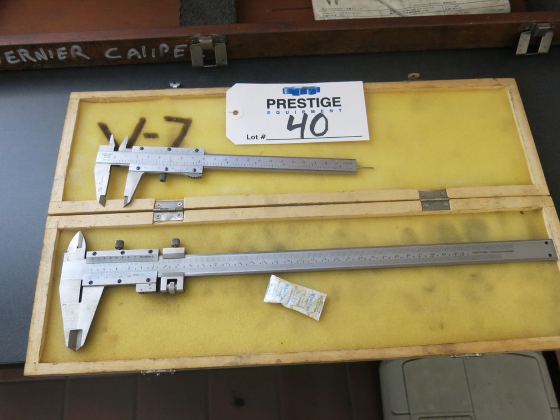 Lot of (2) Moore Wright Sheffield Calipers