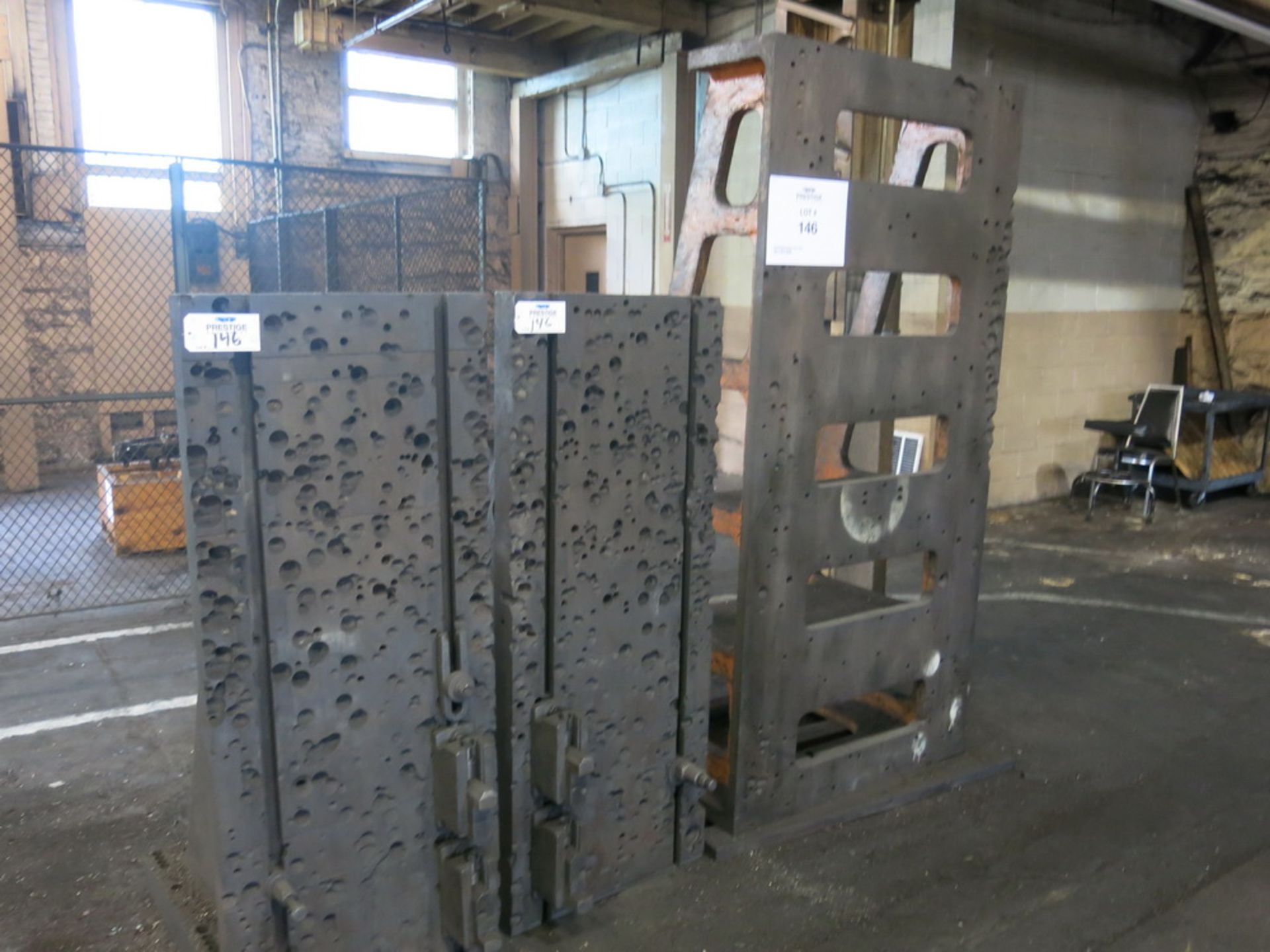 Lot of (3) Angle Plates