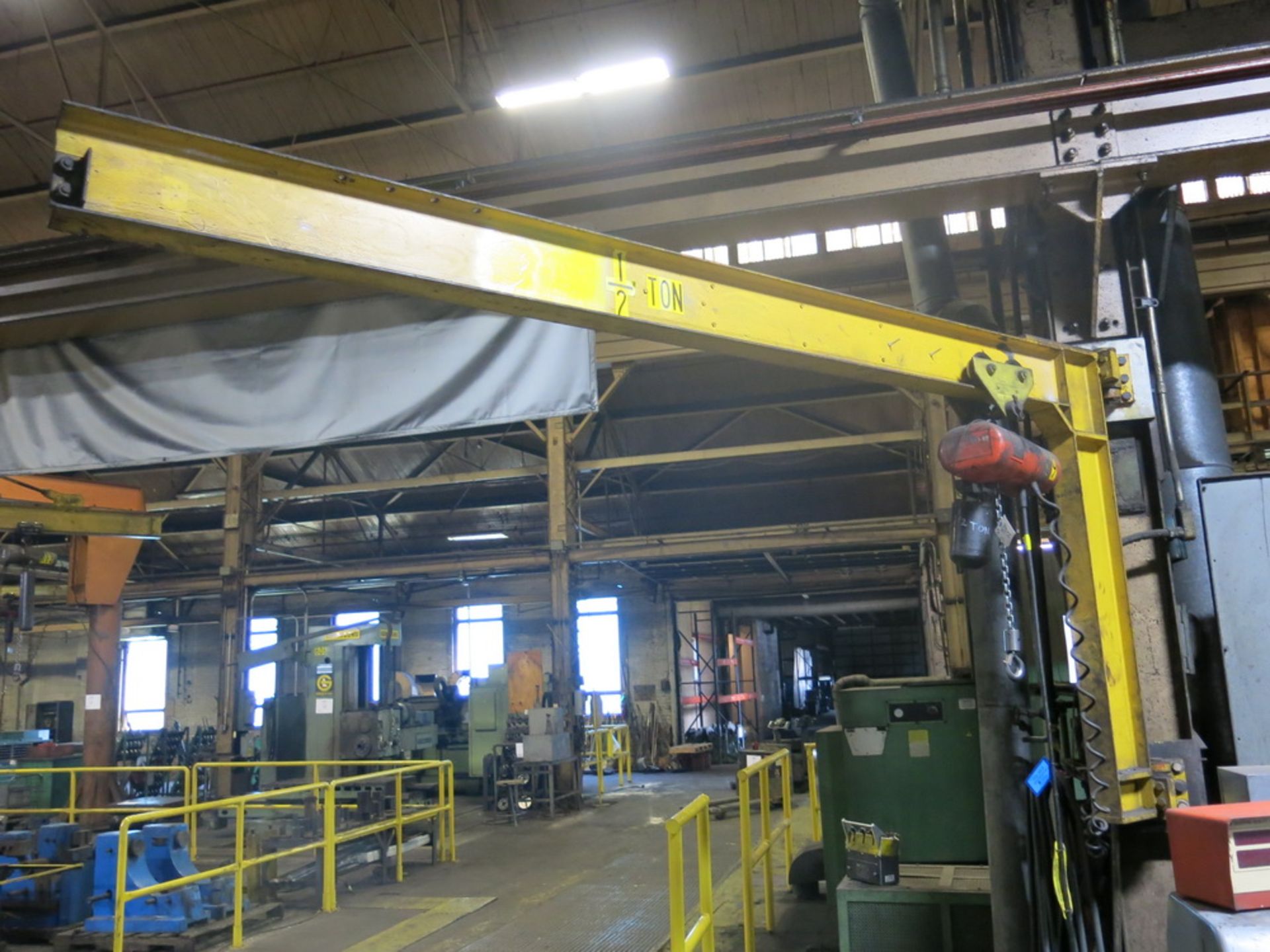 Lot of (7) I-Beam Jib Cranes - Image 3 of 6