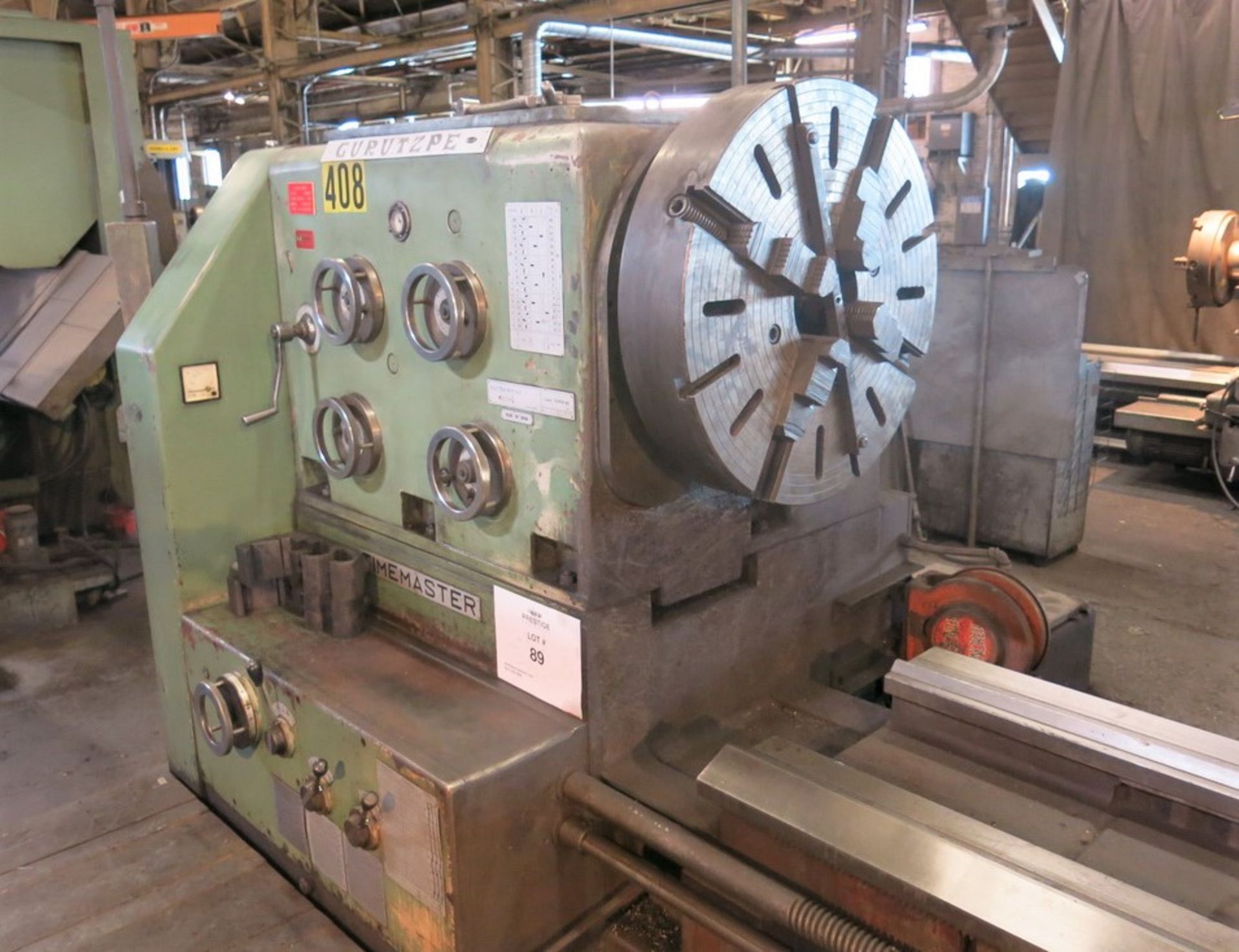 Gurutzpe TimeMaster Super BT Heavy Duty Lathe 10,000/800 - Image 3 of 9