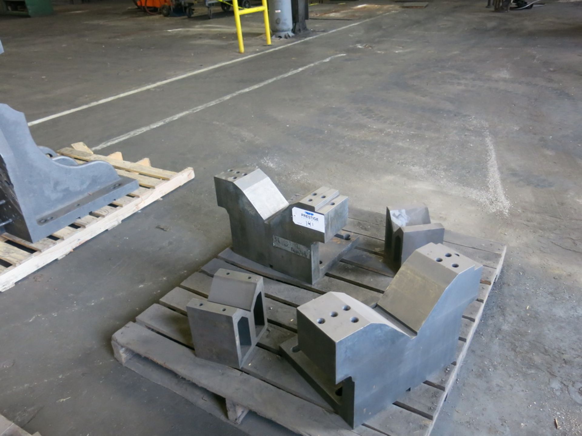 (3) Pallets of Angle Plates, Material Risers, V-Blocks - Image 4 of 4