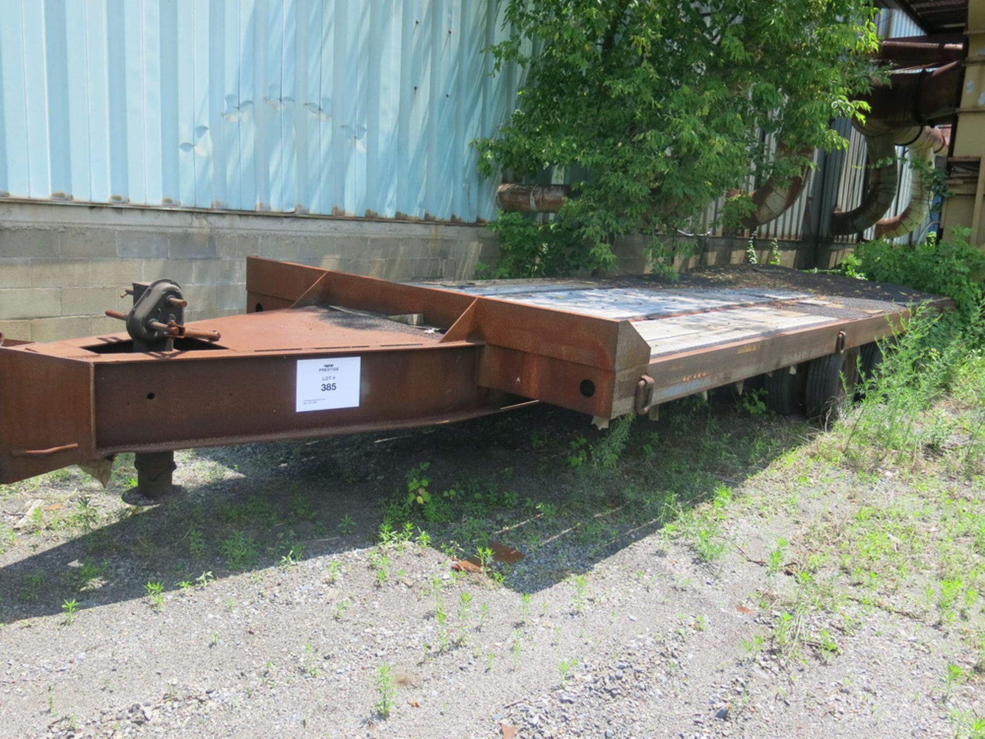 Approx. 27' Dual Axle Flat Deck Trailer