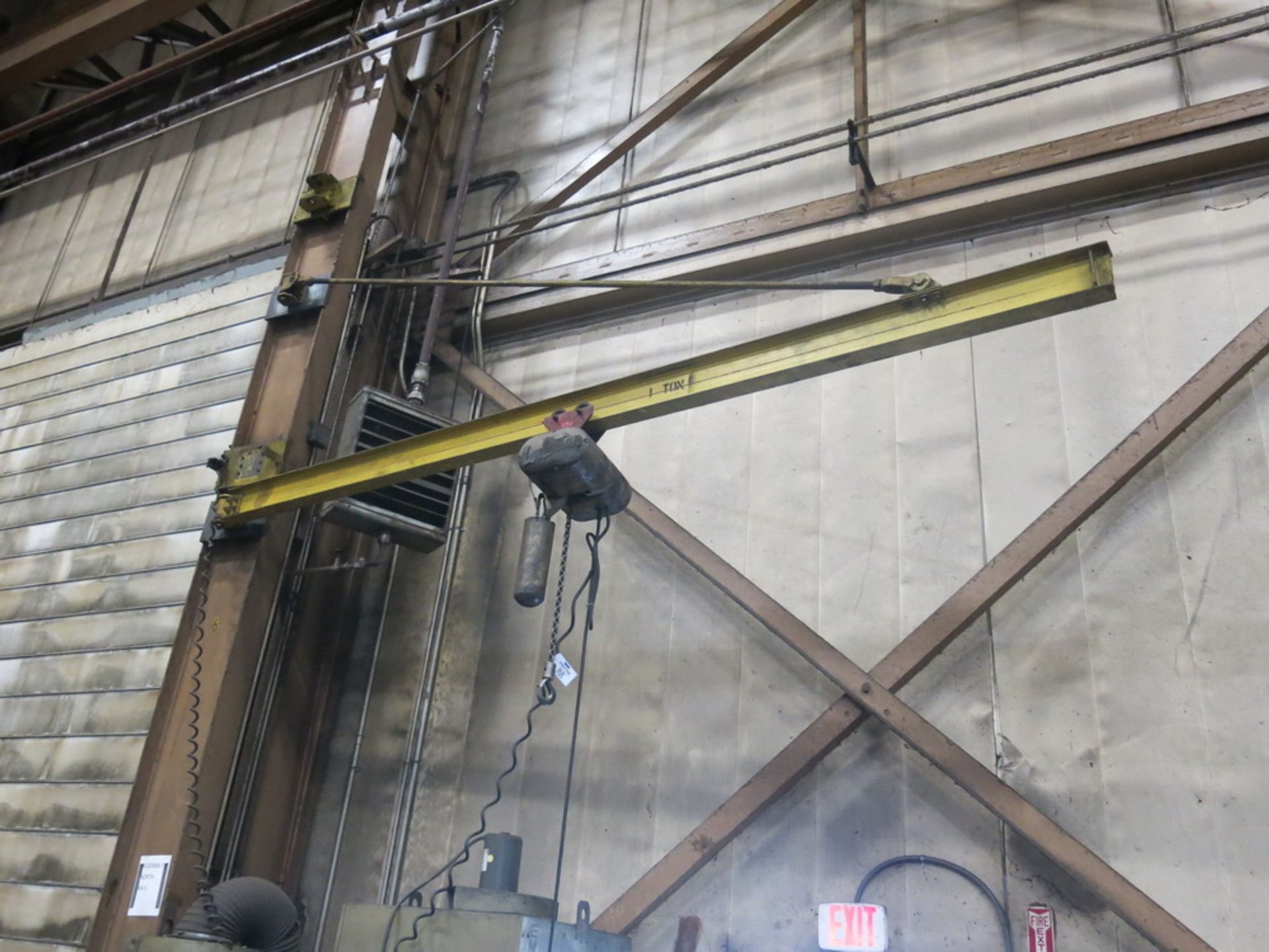 (4) I-Beam Jib Cranes