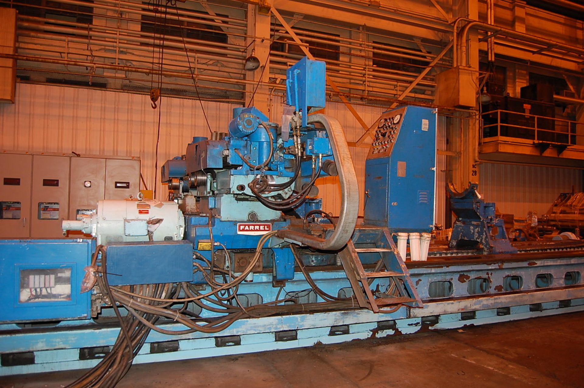 Farrel TWRG 72" x 376" Double Wheel Swing Rest Roll Grinder - Image 5 of 10