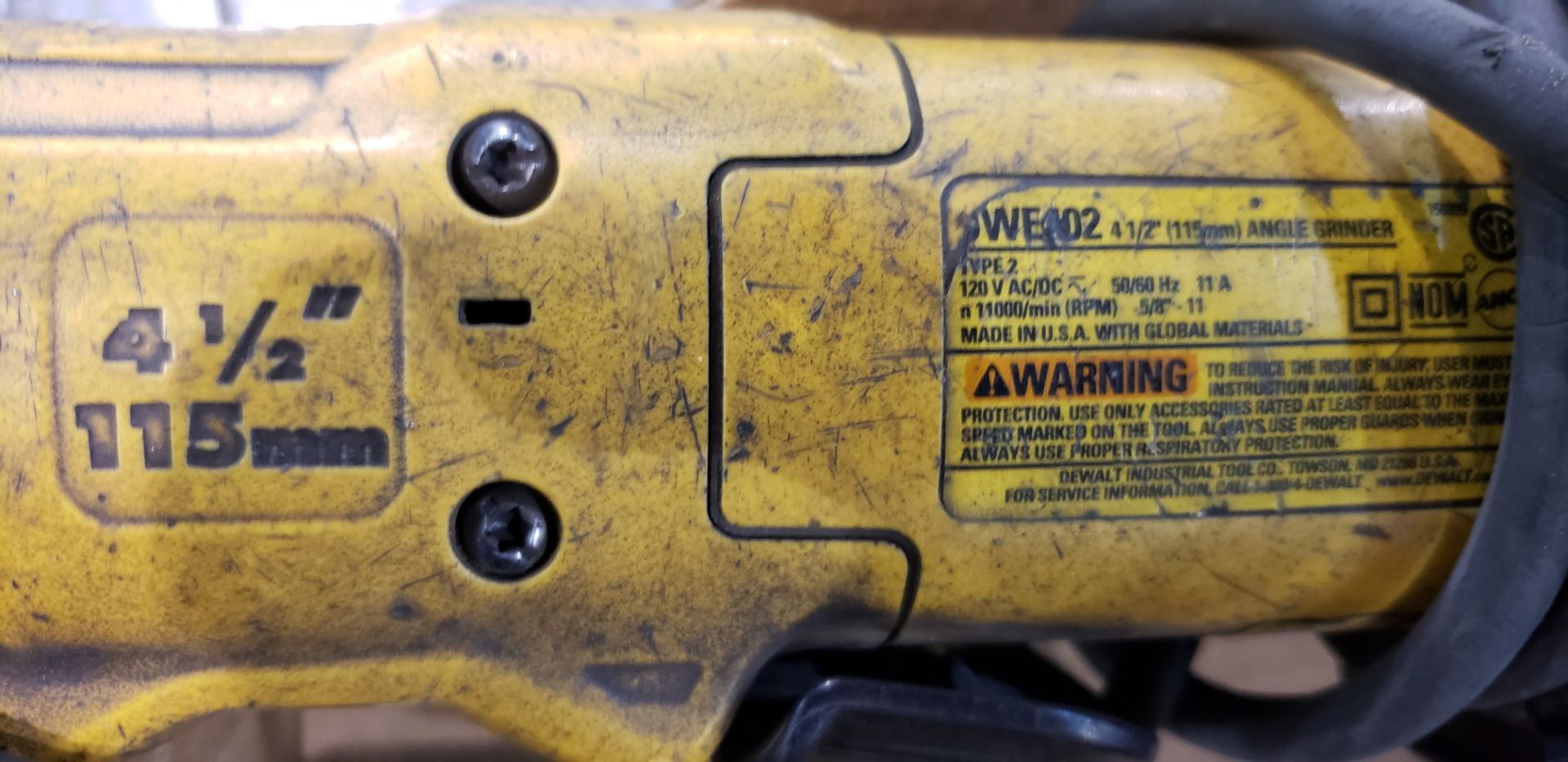 (2) DeWalt DWE402 Angle Grinders - Image 2 of 3