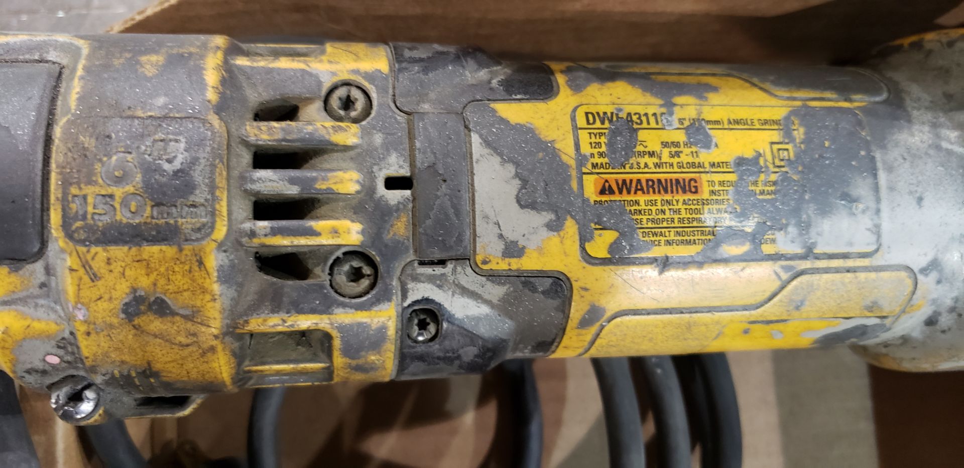 (1) DeWalt DWE43116 & (1) DWE402 Angle Grinders - Image 3 of 3