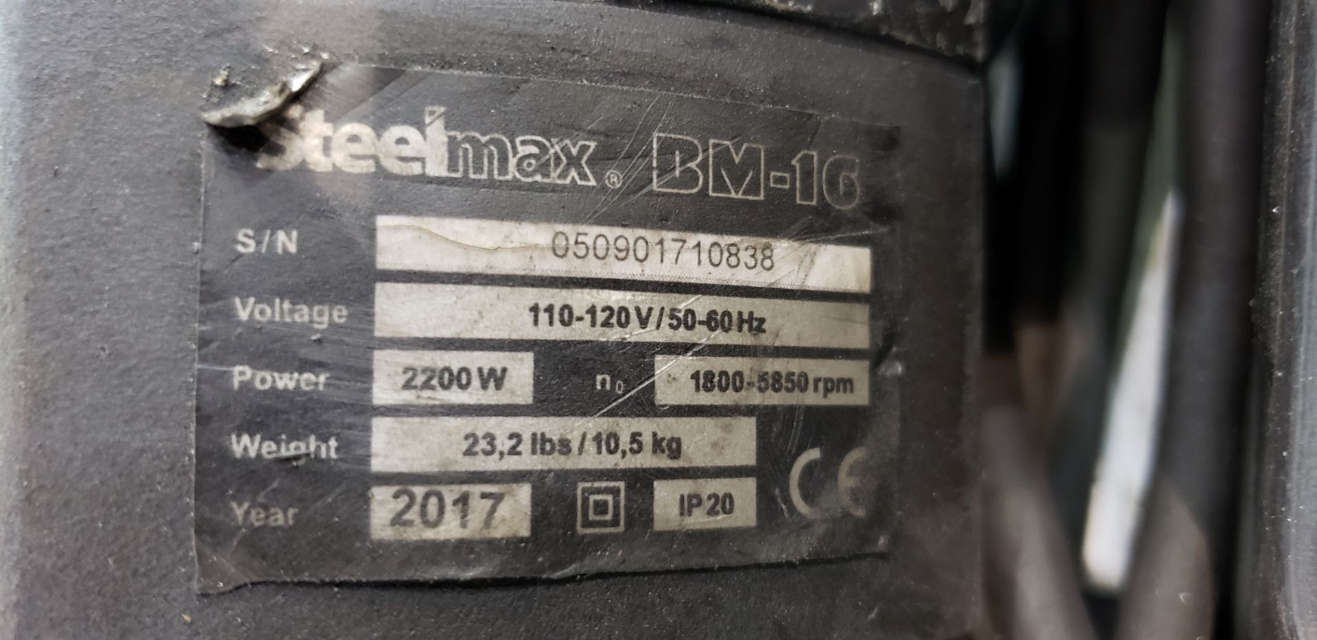 SteelMax BM-16 Portable Beveling Machine - Image 3 of 3