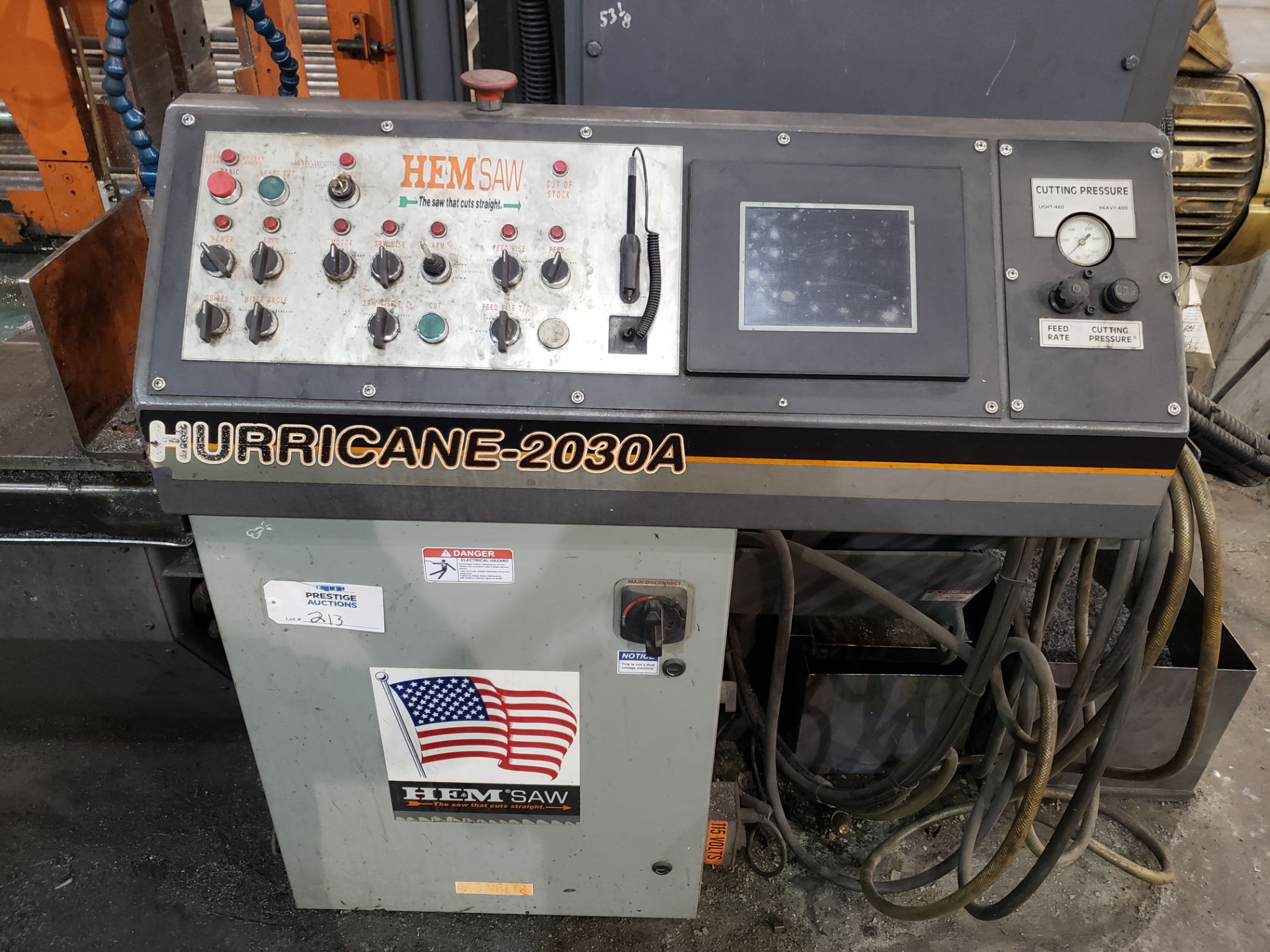 HEM Hurricane 2030A CNC Horizontal Band Saw - Image 2 of 7