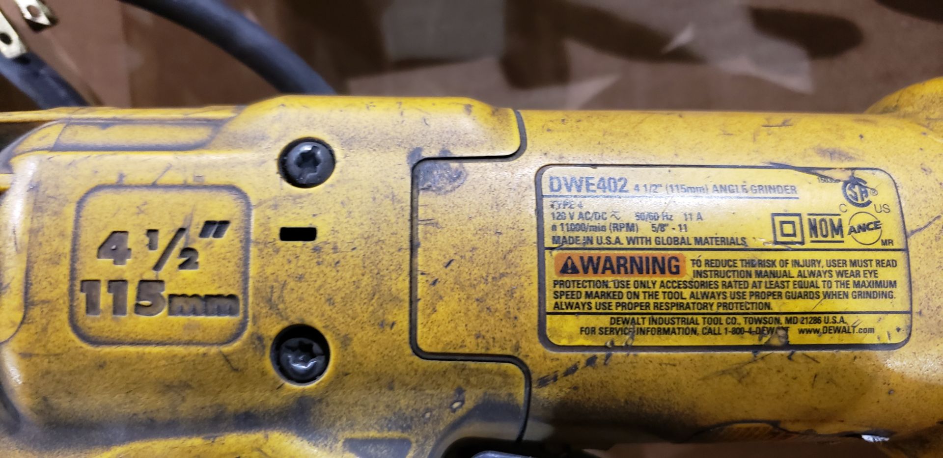 (2) DeWalt DWE402 Angle Grinders - Image 3 of 3