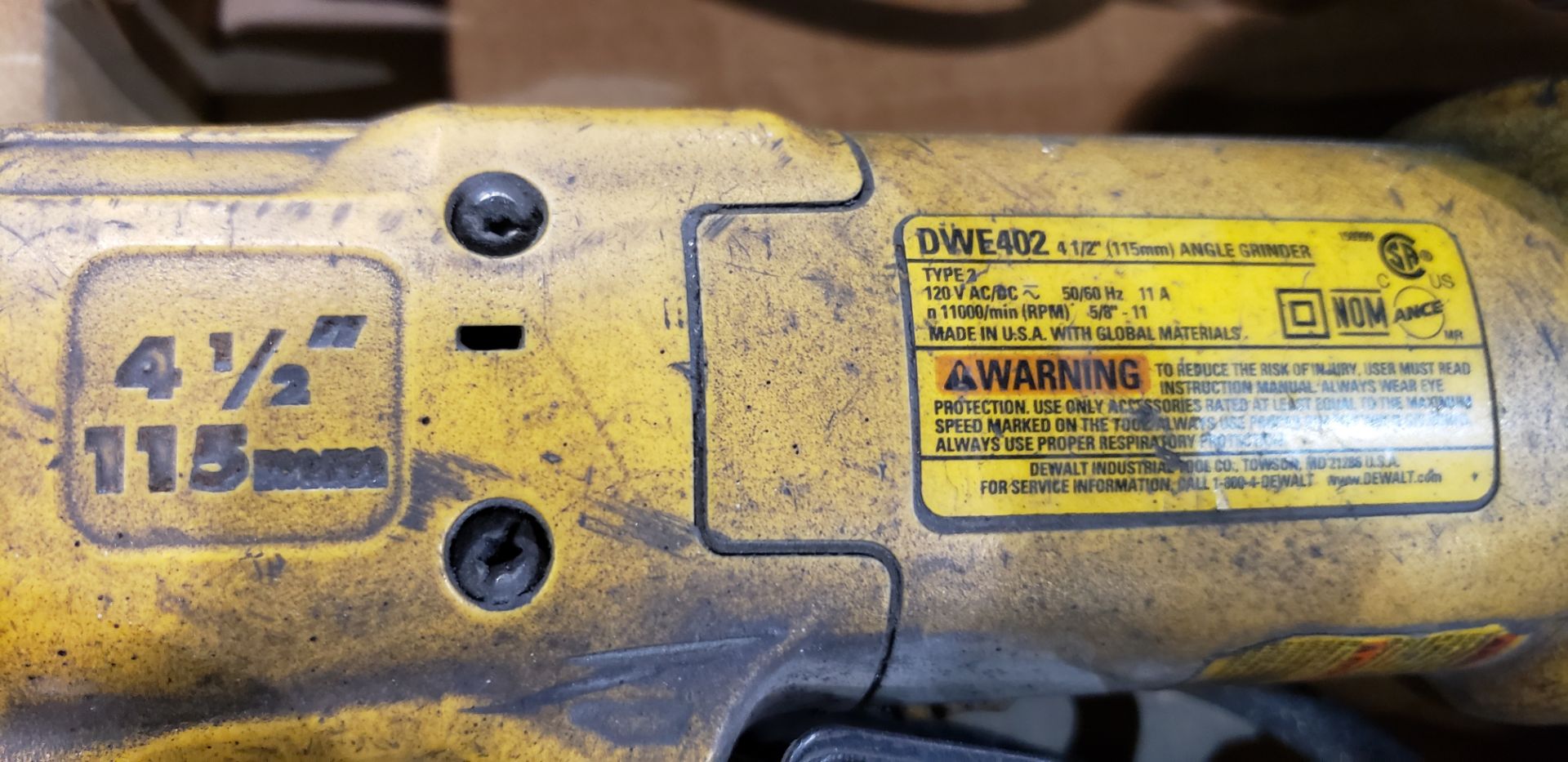 (2) DeWalt DWE402 Angle Grinders - Image 3 of 3