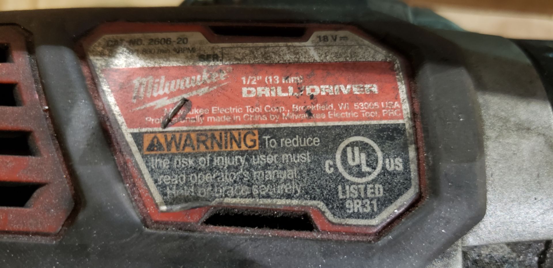 Milwaukee 2606-20, 1/2", 18V Drill Driver - Image 2 of 3