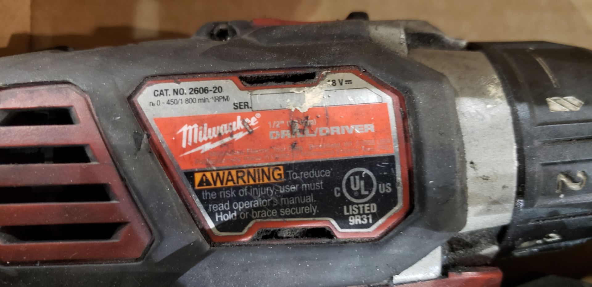 Milwaukee 2606-20, 1/2", 18V Drill Driver - Image 2 of 3