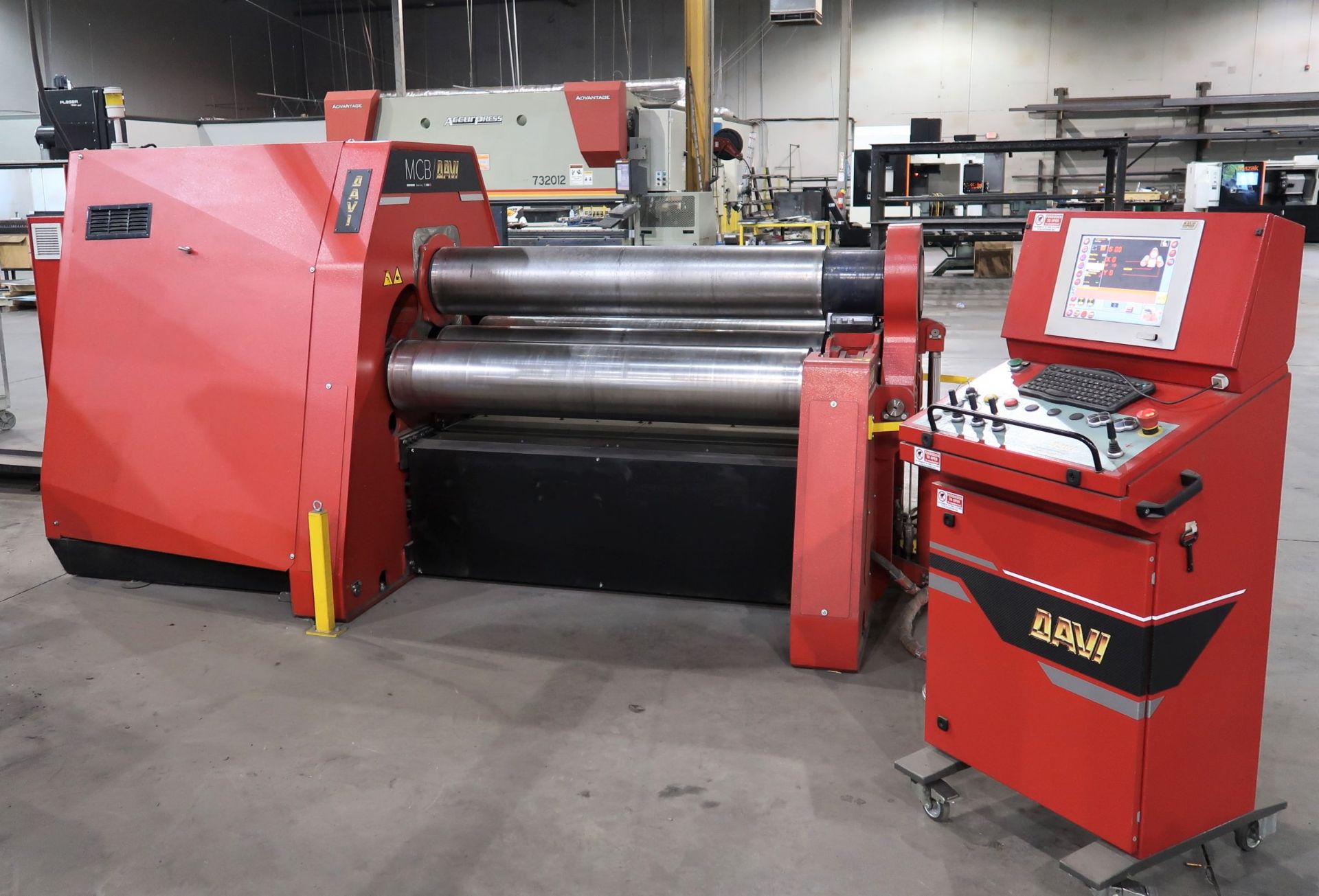 2017 Davi MCB F15 CNC 4-Roll Plate Bending Roll