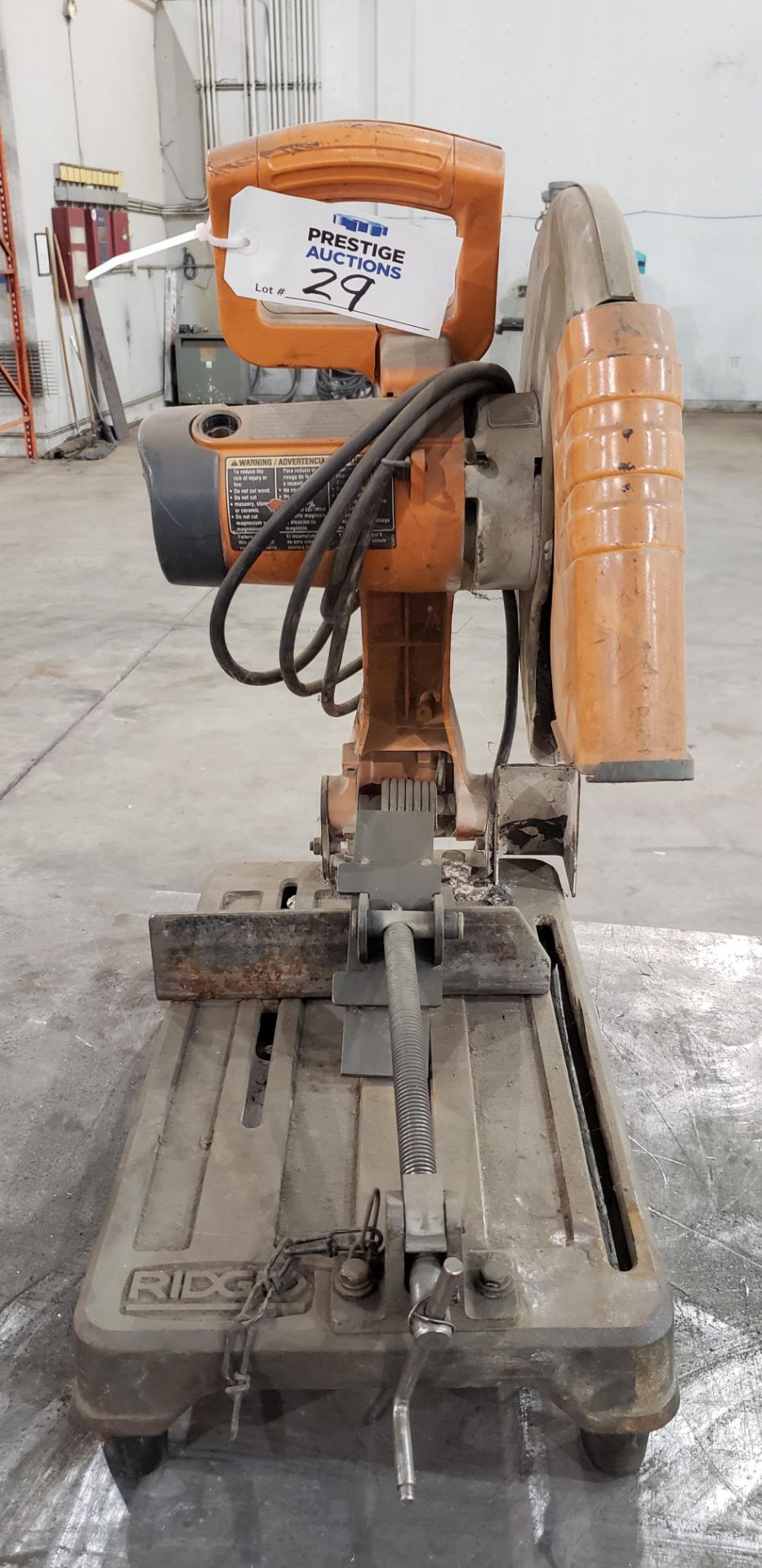 Rigid CM 14500 14" Abrasive Cut Off Saw - Image 2 of 3