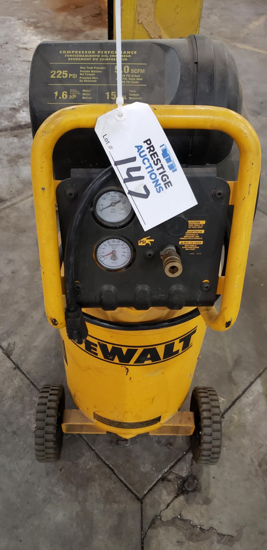 DeWalt D55168 HD 1.6HP Portable Compressor