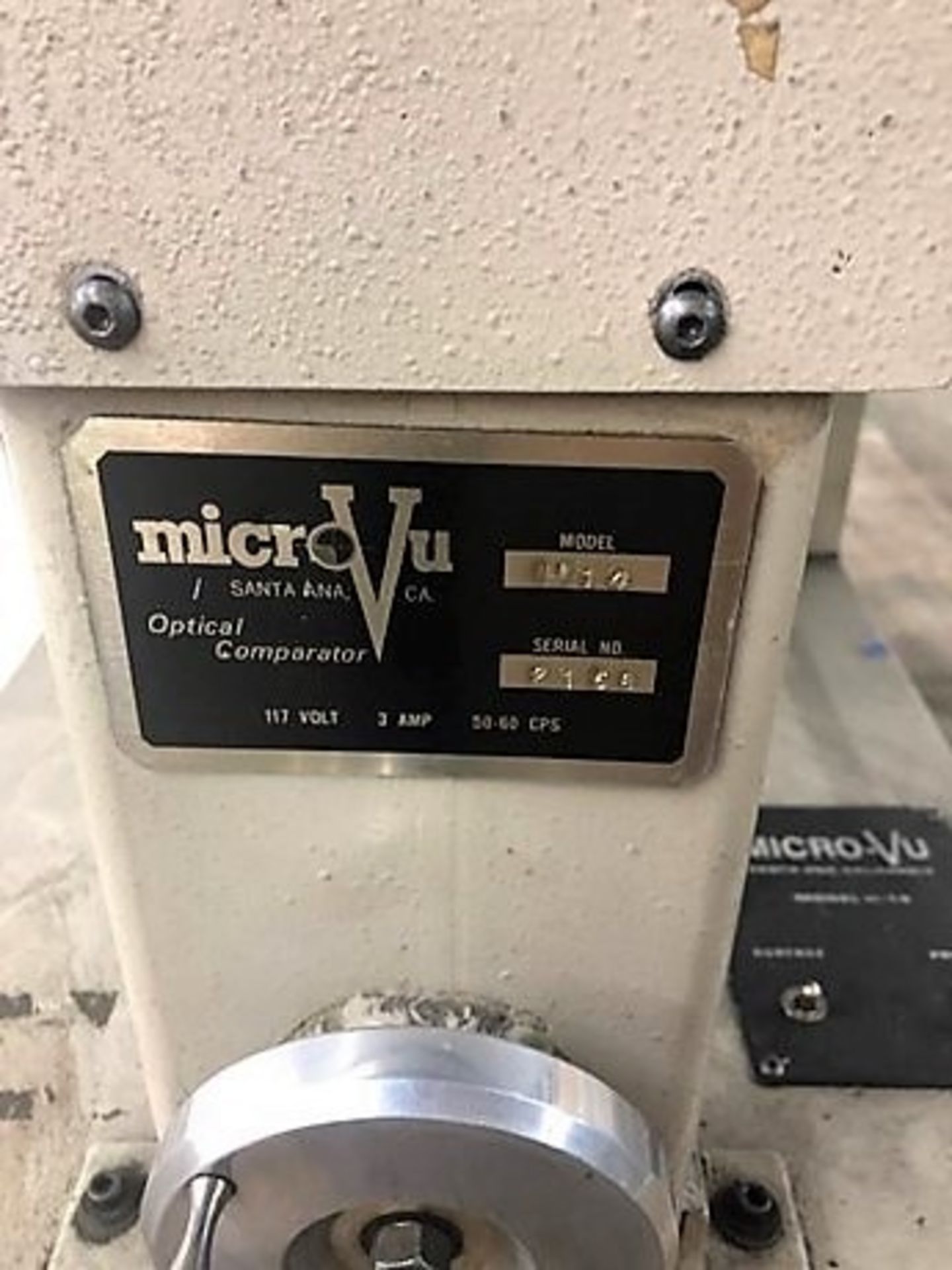 14" Micro-Vu H14 Optical Comparator - Image 2 of 2