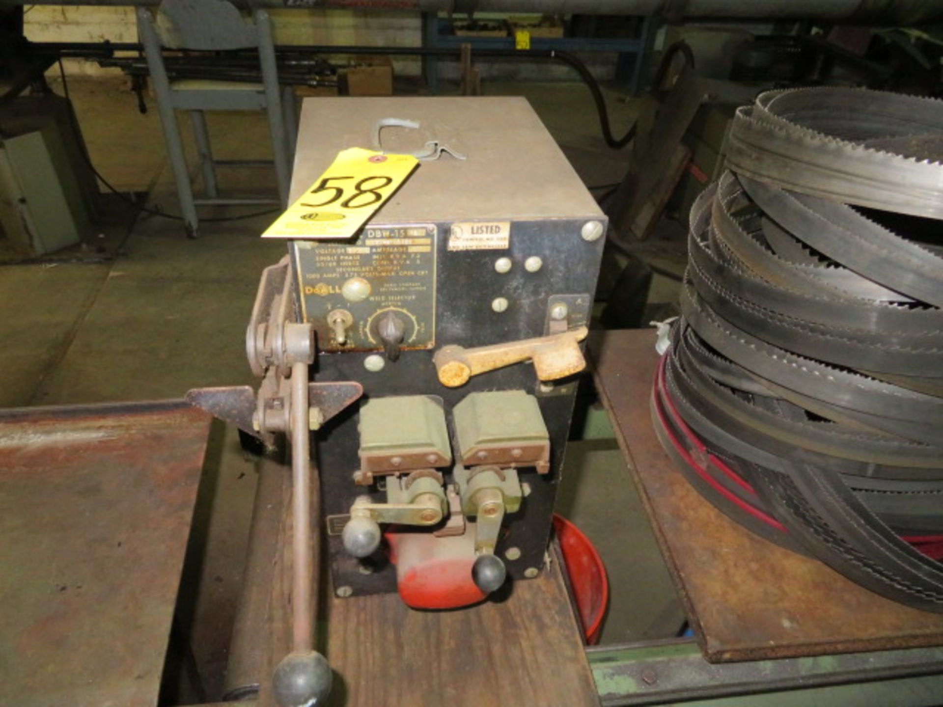 DOALL MDL. DBW-15 BLADE WELDER GRINDER