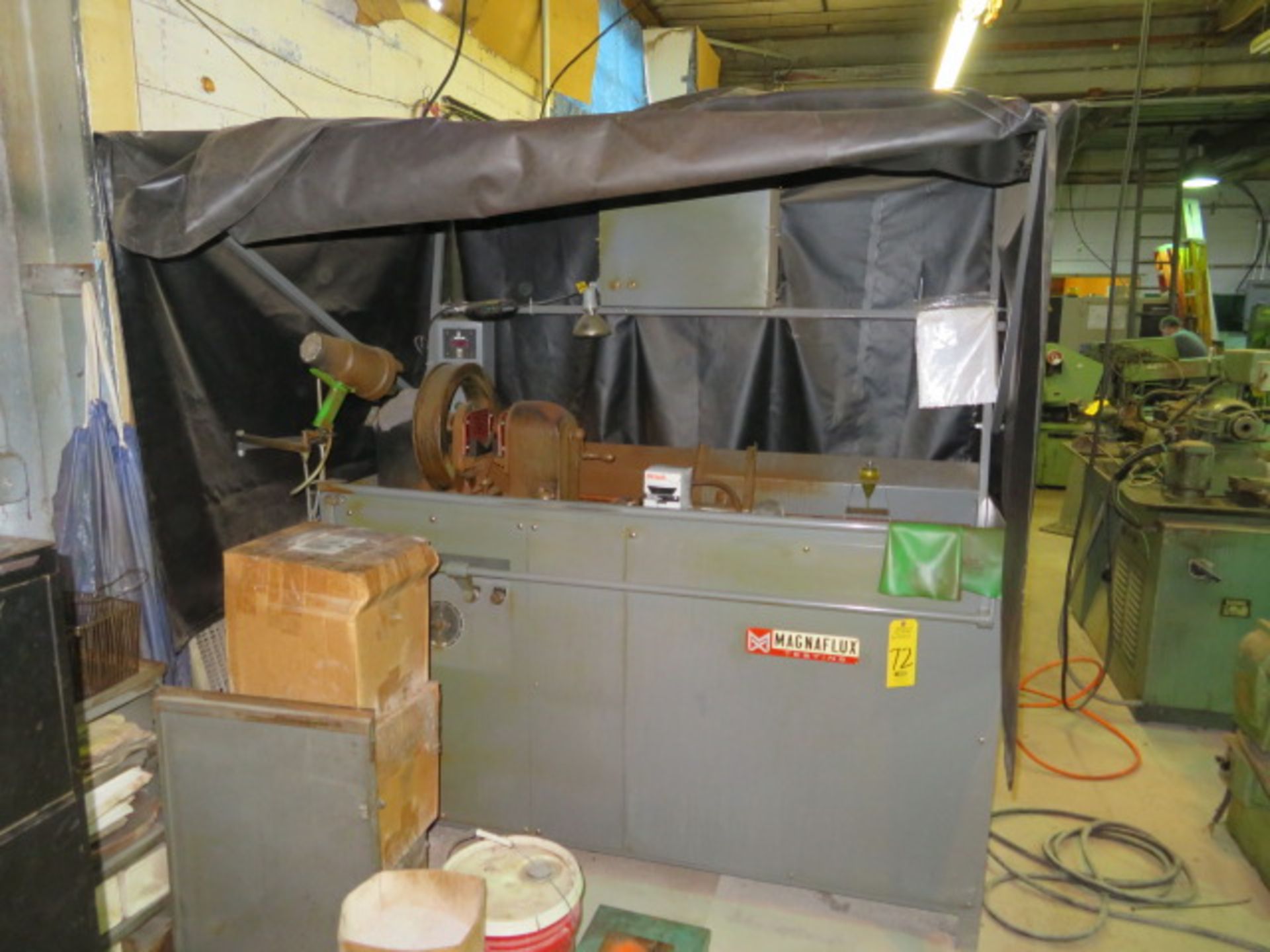 MAGNAFLUX MAGNETIC PARTICLE INSPECTION BOOTH, TYPE H700 RETRO, S/N J130526, (REBUILT 2014 BY SCHIAV - Bild 2 aus 11