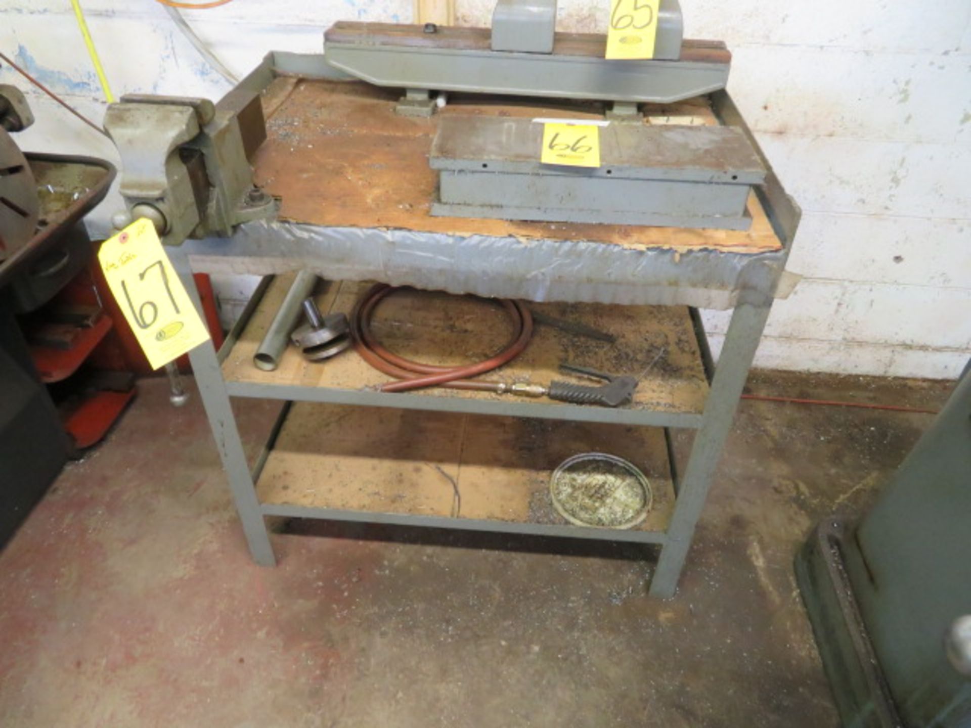 STATIONARY IRON STAND W/H.D. VISE