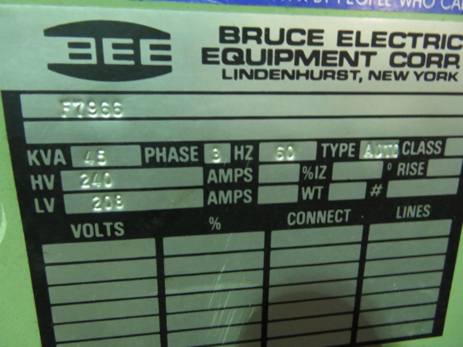 BEE 45 KVA 3 PHASE TRANSFORMER - Image 2 of 2