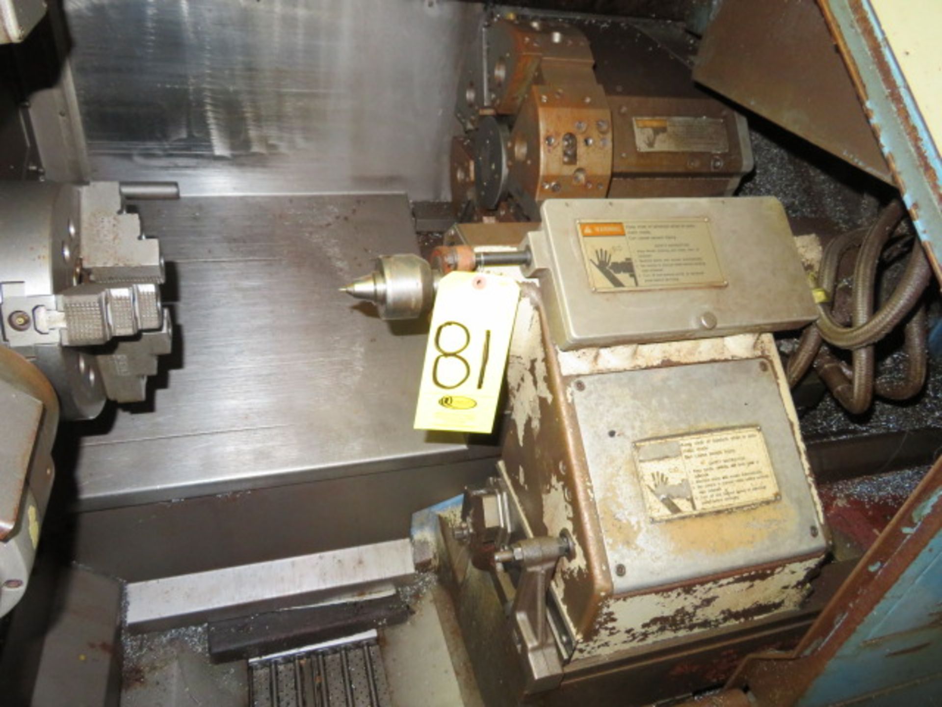 MAZAK QUICK TURN 15N CNC TURNING CENTR, S/N 111896, 8 IN. KITAGAWA HYD. CHUCK, A2-6 SPDL. NOSE, 3600 - Bild 2 aus 5