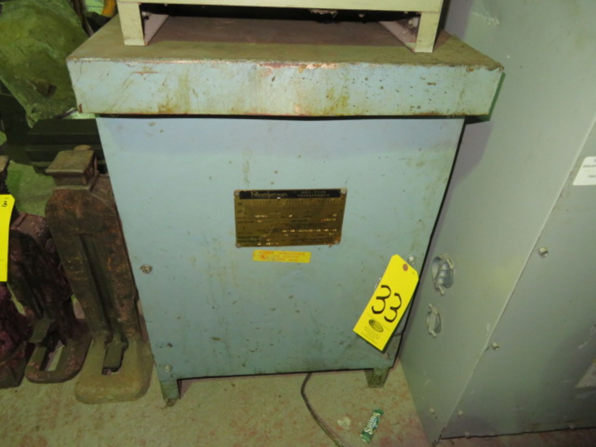 POWERFORMER DRY-TYPE 45KVA 3 PHASE 480 VOLT TRANSFORMER