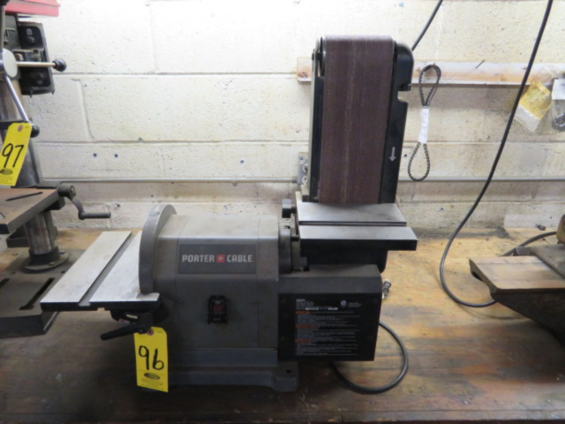 PORTER-CABLE PCB420SA 4 IN. BELT WITH 8 IN. DISC SANDER