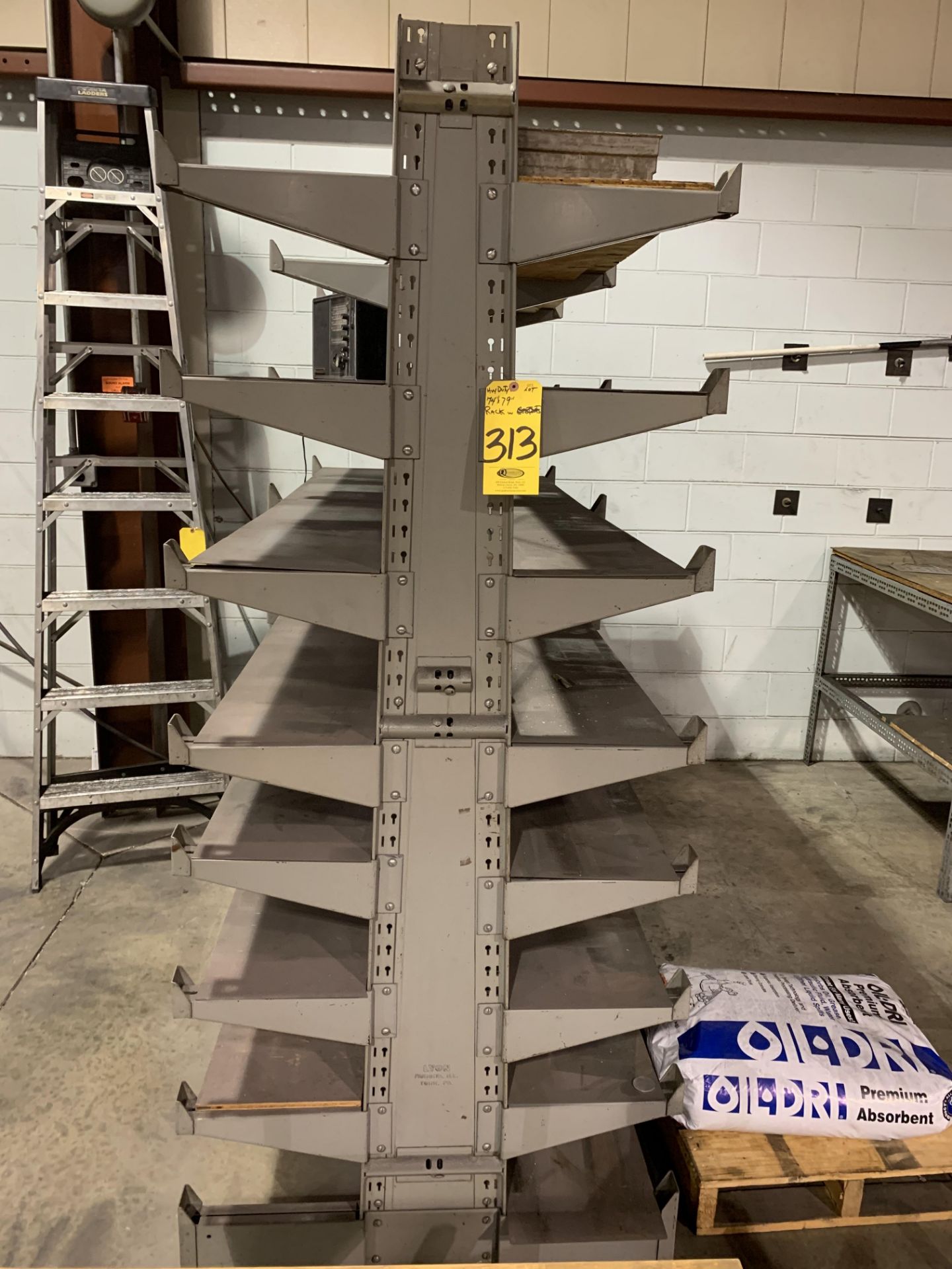 74 IN. DOUBLE SIDED CANTILEVER RACK WITH 12 IN. ARMS