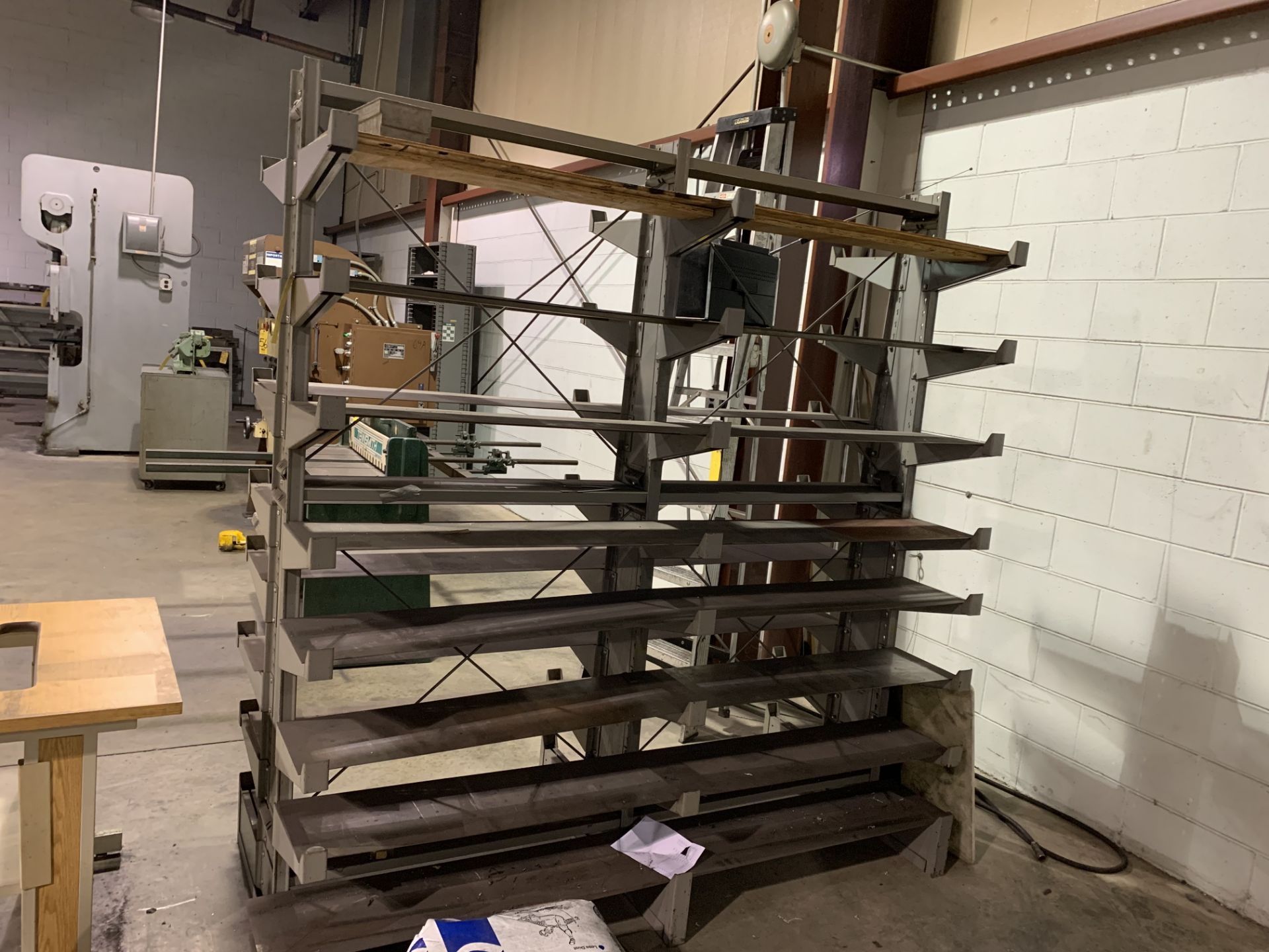 74 IN. DOUBLE SIDED CANTILEVER RACK WITH 12 IN. ARMS - Image 2 of 3