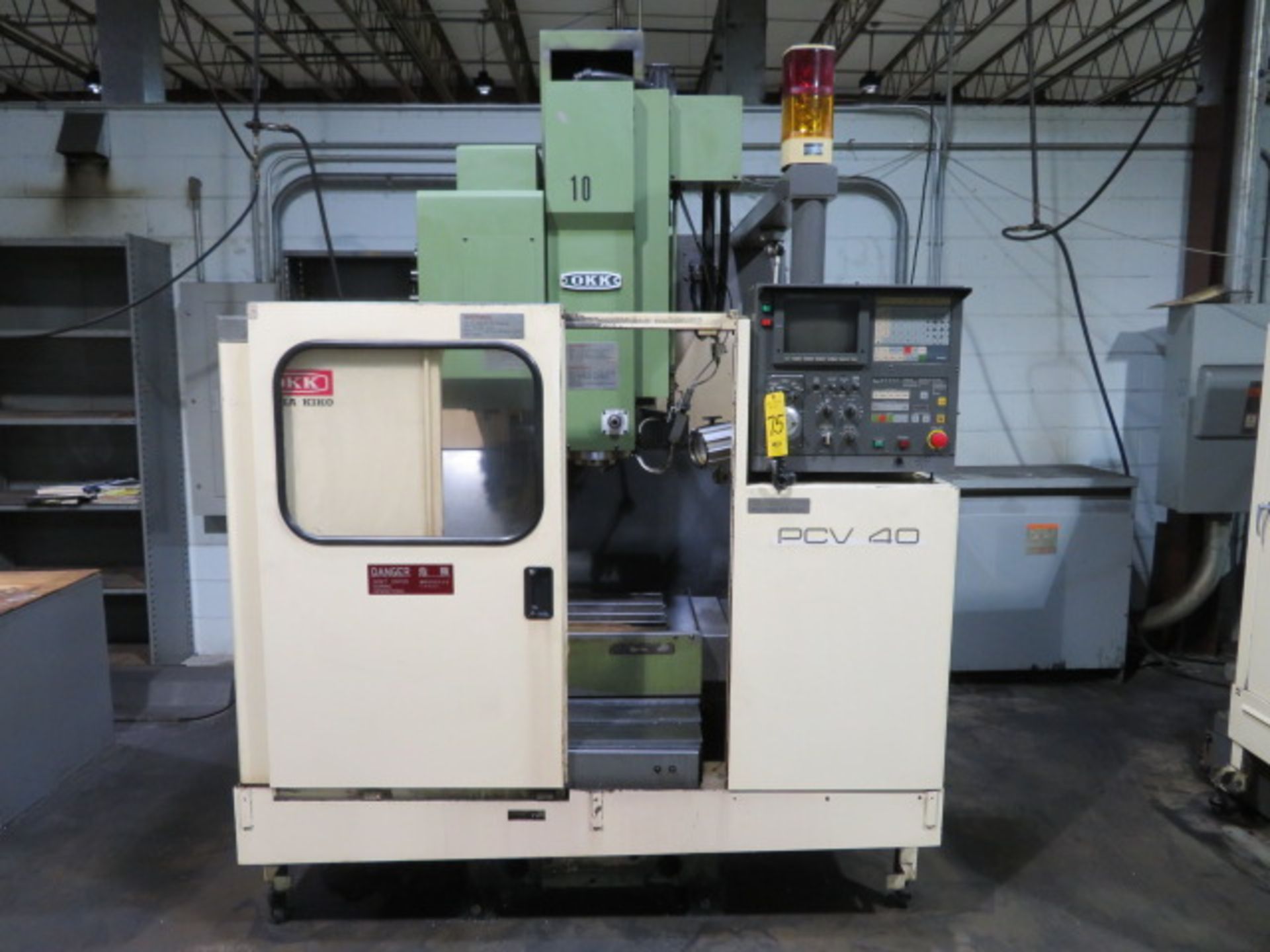 OKK PCV-40 CNC VERTICAL MACHINING CENTER, S/N 1144/MA46046 (8,000 RPM), MELDAS 300 CNC CONTROL